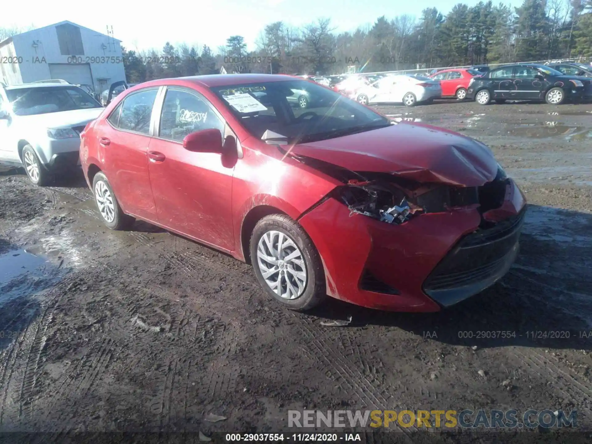 1 Photograph of a damaged car 5YFBURHE6KP870555 TOYOTA COROLLA 2019