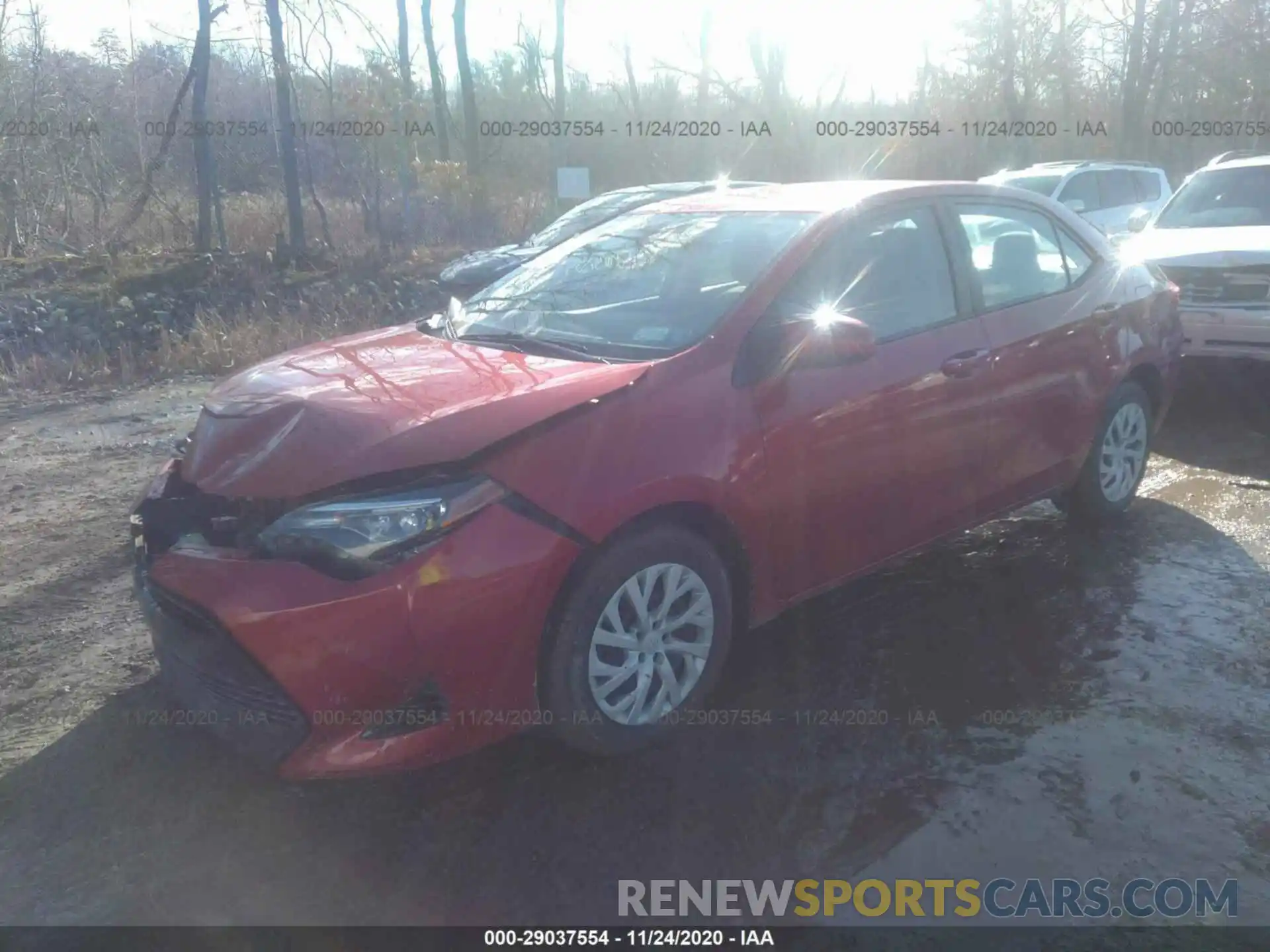 2 Photograph of a damaged car 5YFBURHE6KP870555 TOYOTA COROLLA 2019