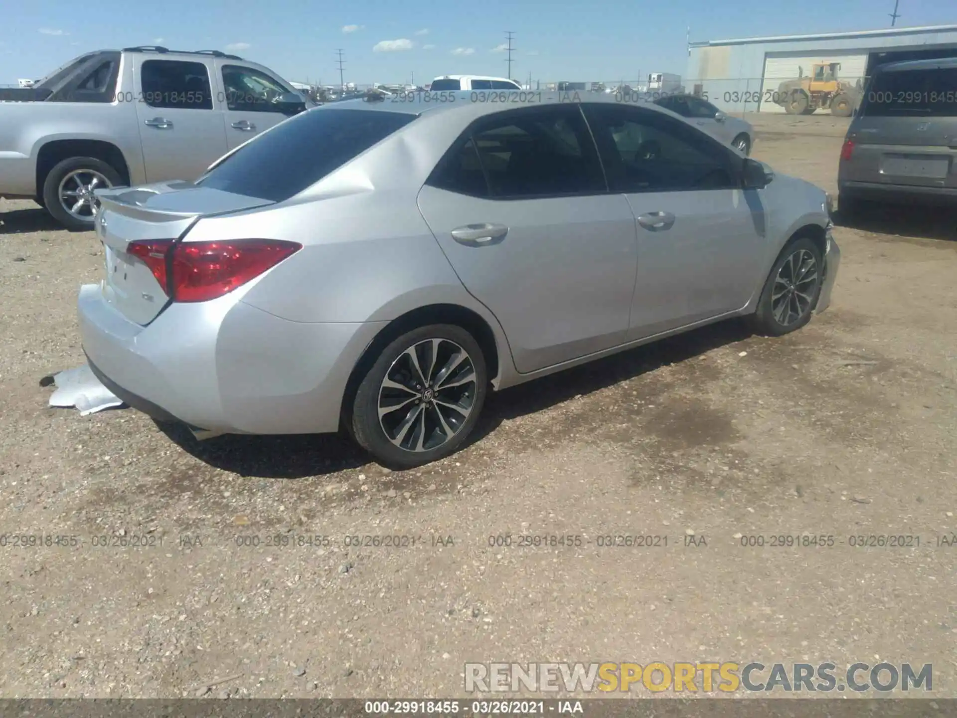 4 Photograph of a damaged car 5YFBURHE6KP870586 TOYOTA COROLLA 2019