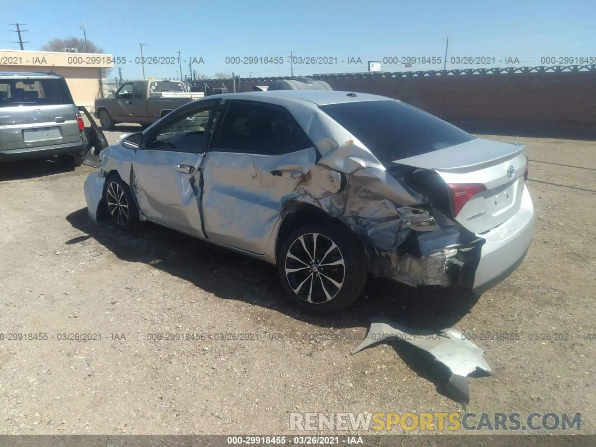 6 Photograph of a damaged car 5YFBURHE6KP870586 TOYOTA COROLLA 2019