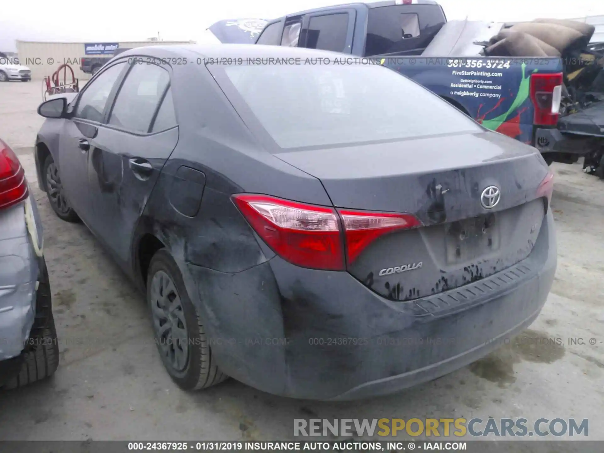 3 Photograph of a damaged car 5YFBURHE6KP870796 TOYOTA COROLLA 2019