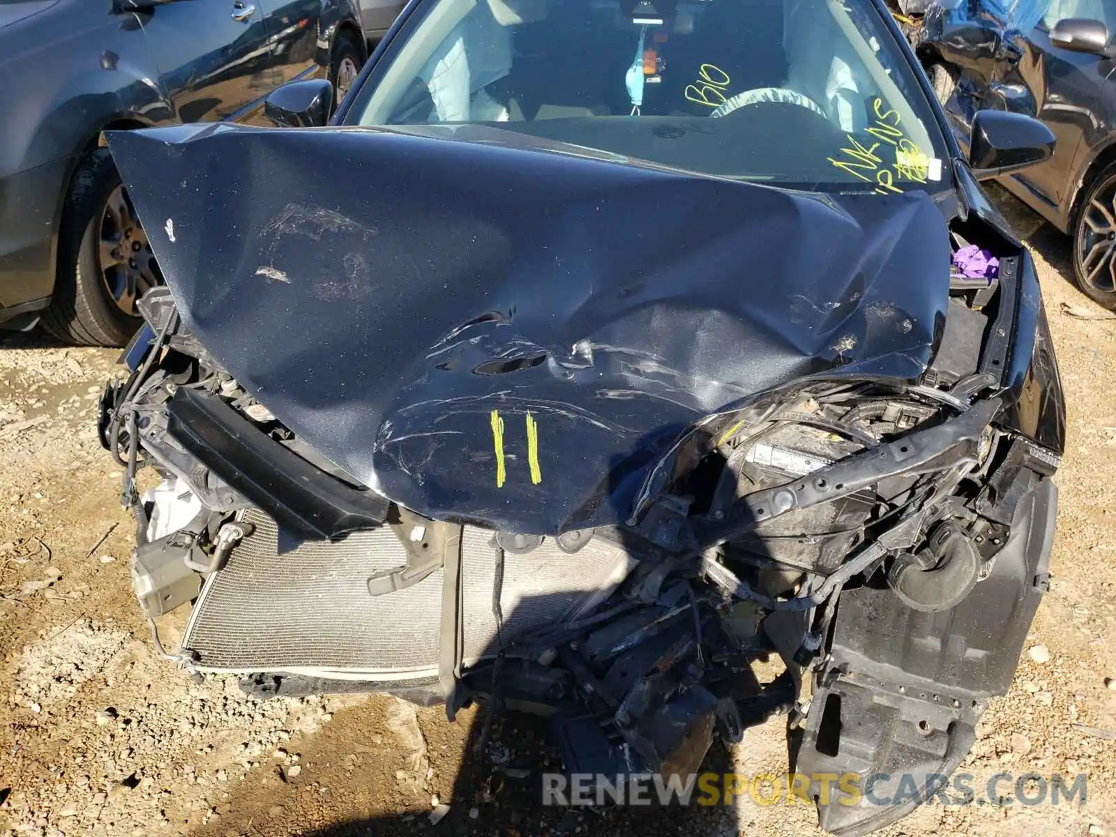 9 Photograph of a damaged car 5YFBURHE6KP871026 TOYOTA COROLLA 2019