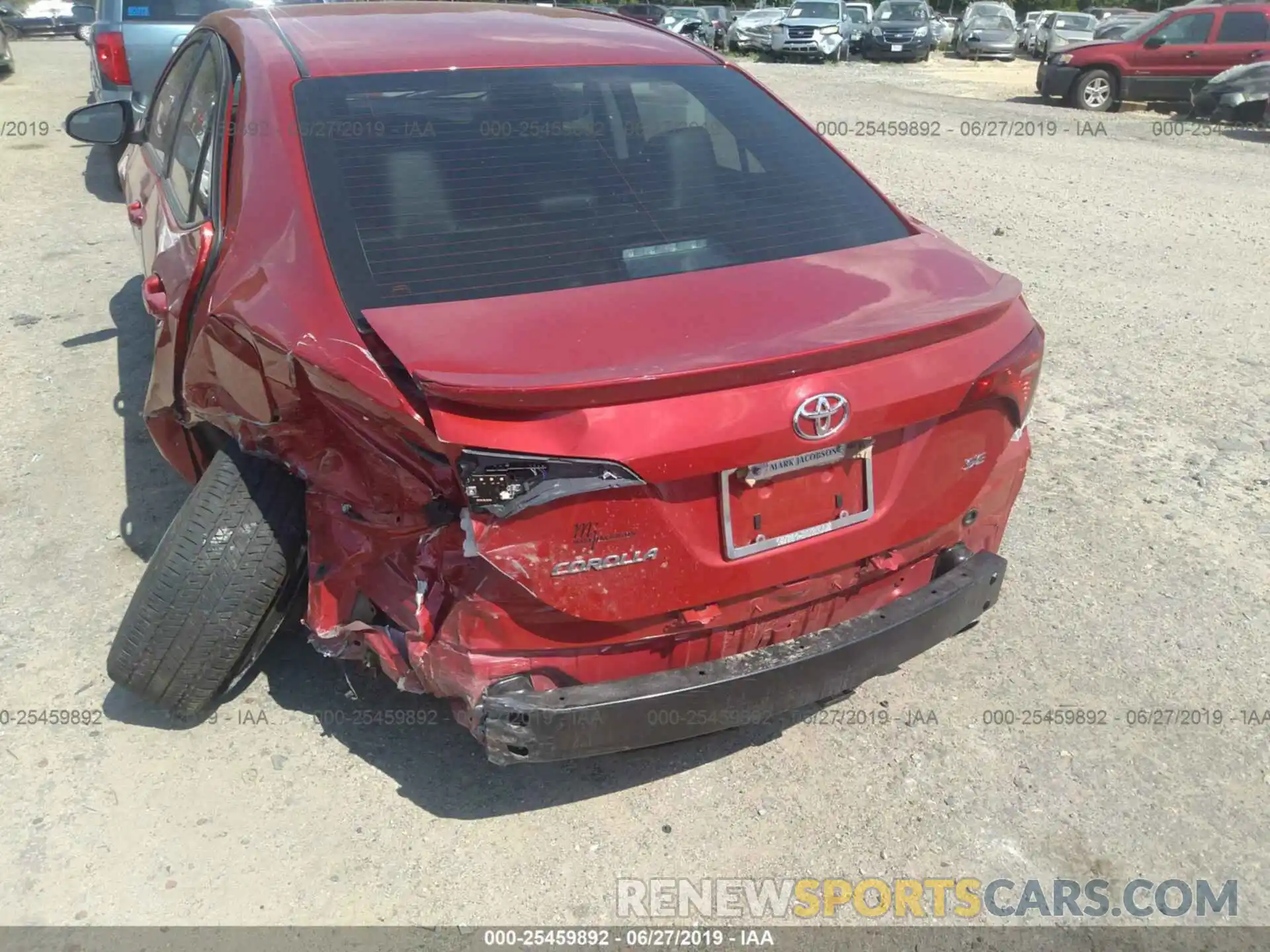 6 Photograph of a damaged car 5YFBURHE6KP871334 TOYOTA COROLLA 2019