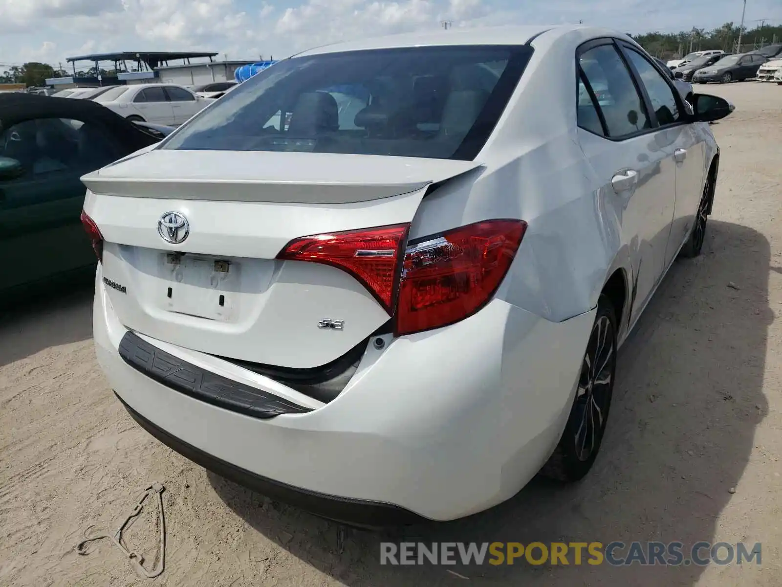 4 Photograph of a damaged car 5YFBURHE6KP871706 TOYOTA COROLLA 2019