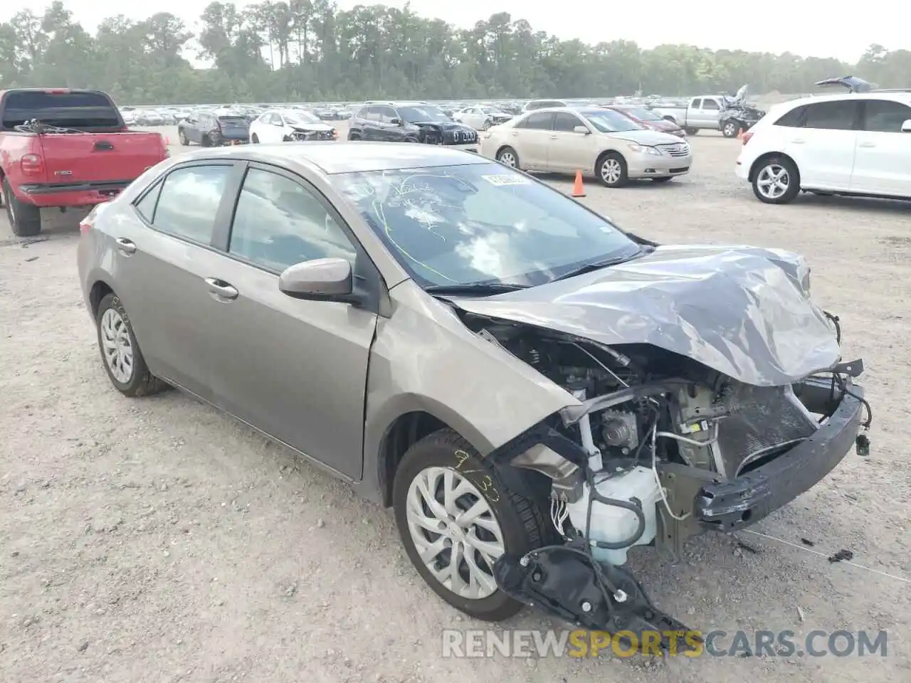 1 Photograph of a damaged car 5YFBURHE6KP871849 TOYOTA COROLLA 2019