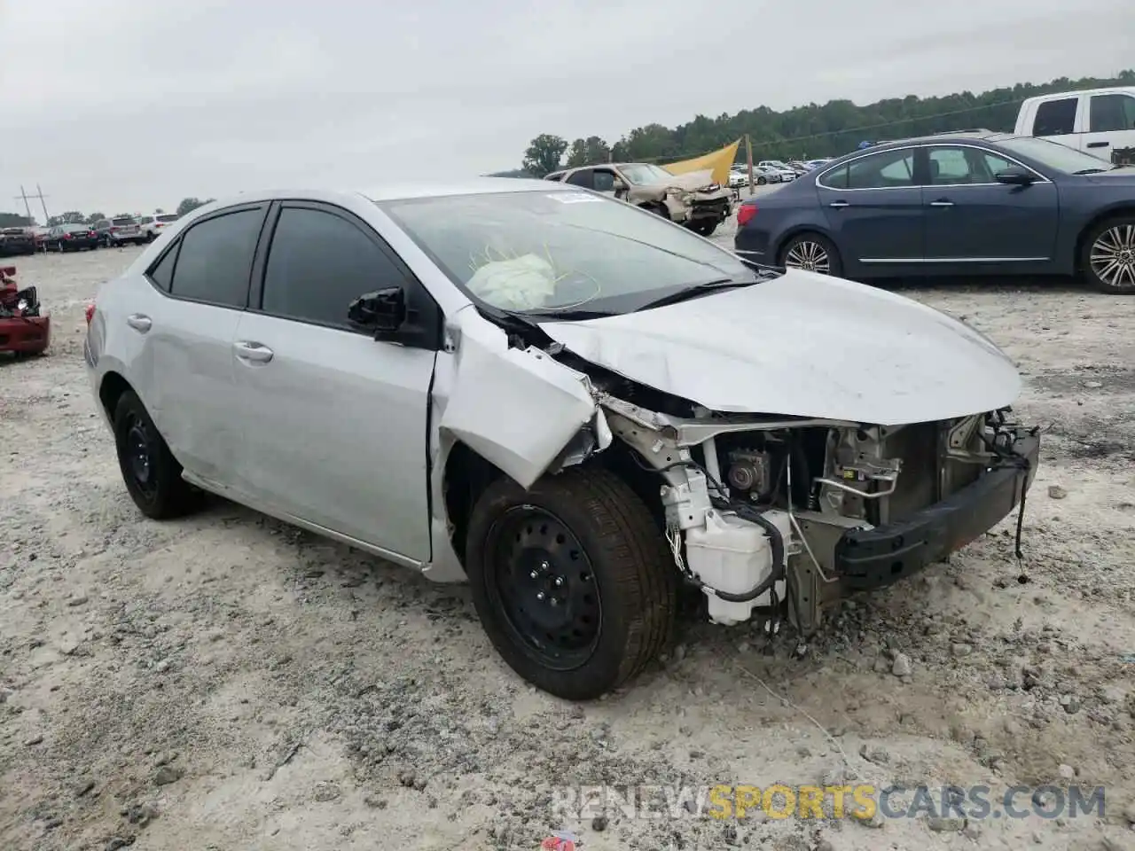 1 Photograph of a damaged car 5YFBURHE6KP871883 TOYOTA COROLLA 2019