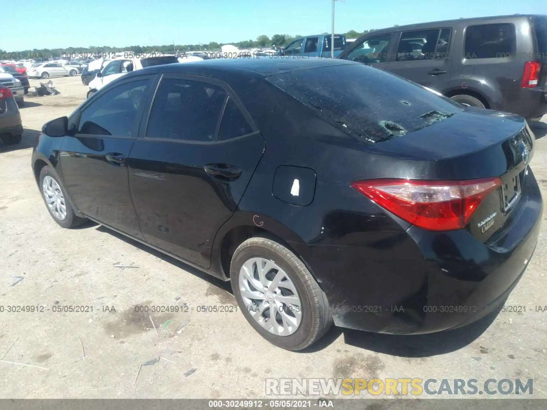 3 Photograph of a damaged car 5YFBURHE6KP872497 TOYOTA COROLLA 2019