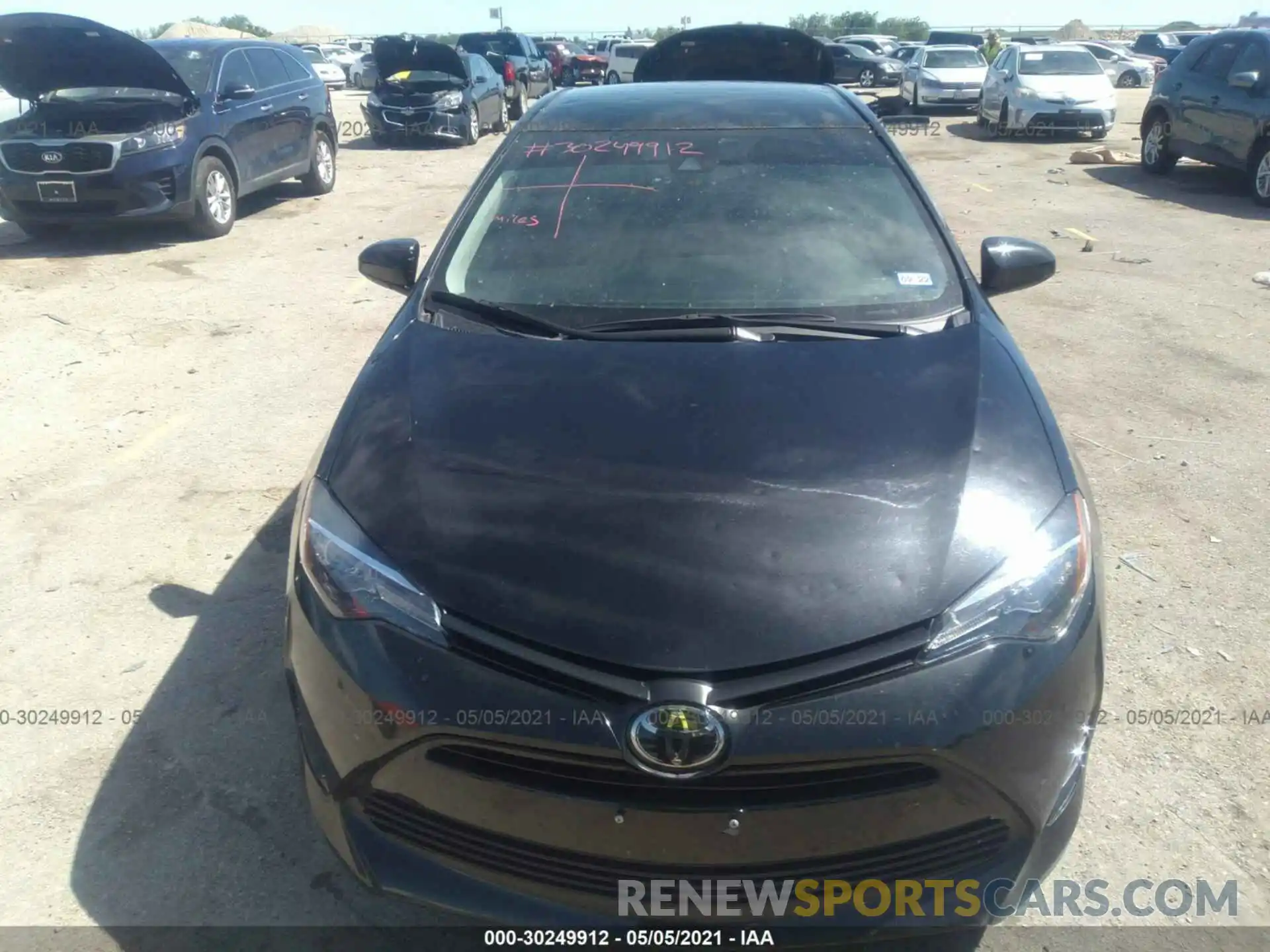 6 Photograph of a damaged car 5YFBURHE6KP872497 TOYOTA COROLLA 2019