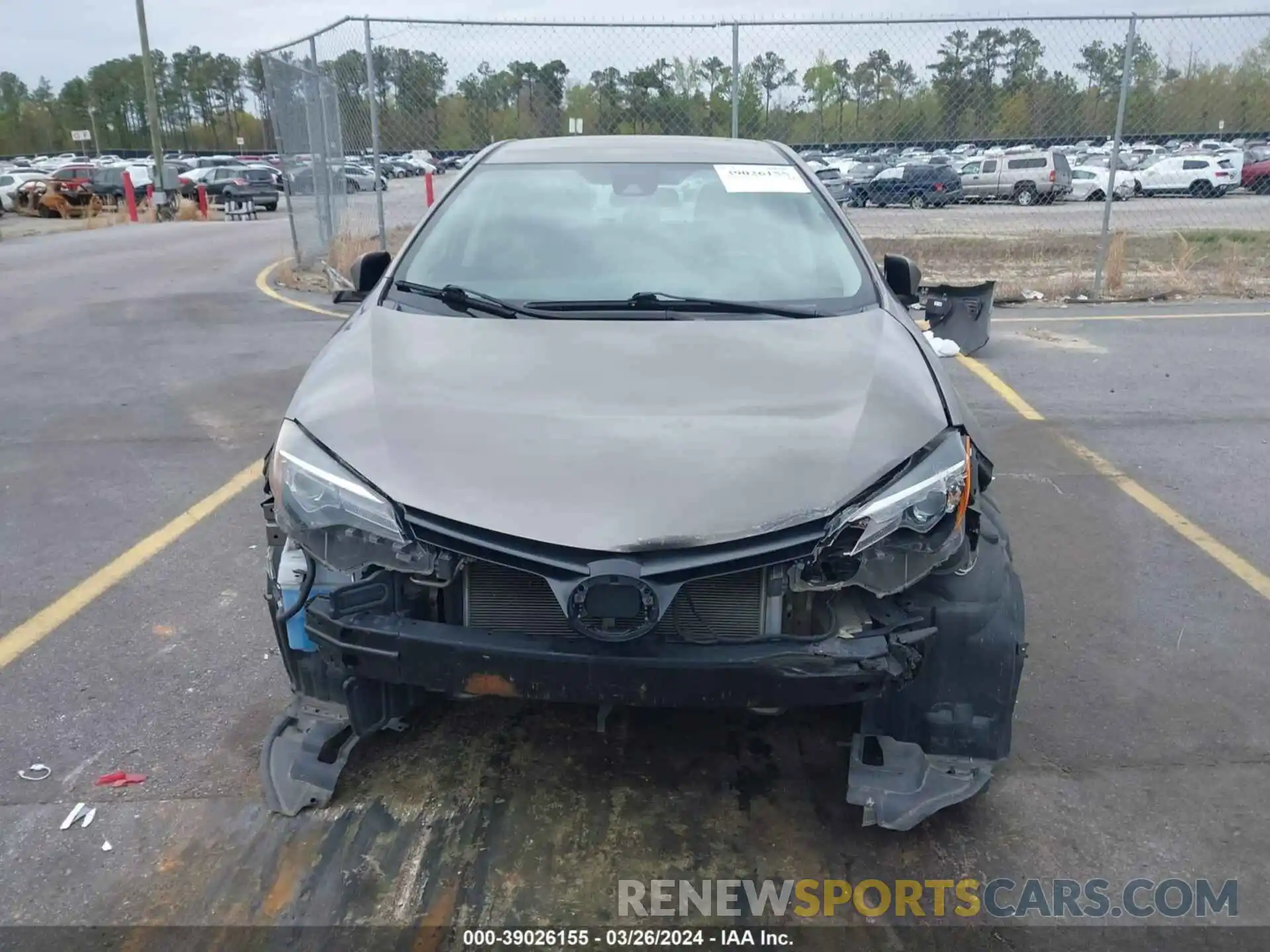 12 Photograph of a damaged car 5YFBURHE6KP872676 TOYOTA COROLLA 2019