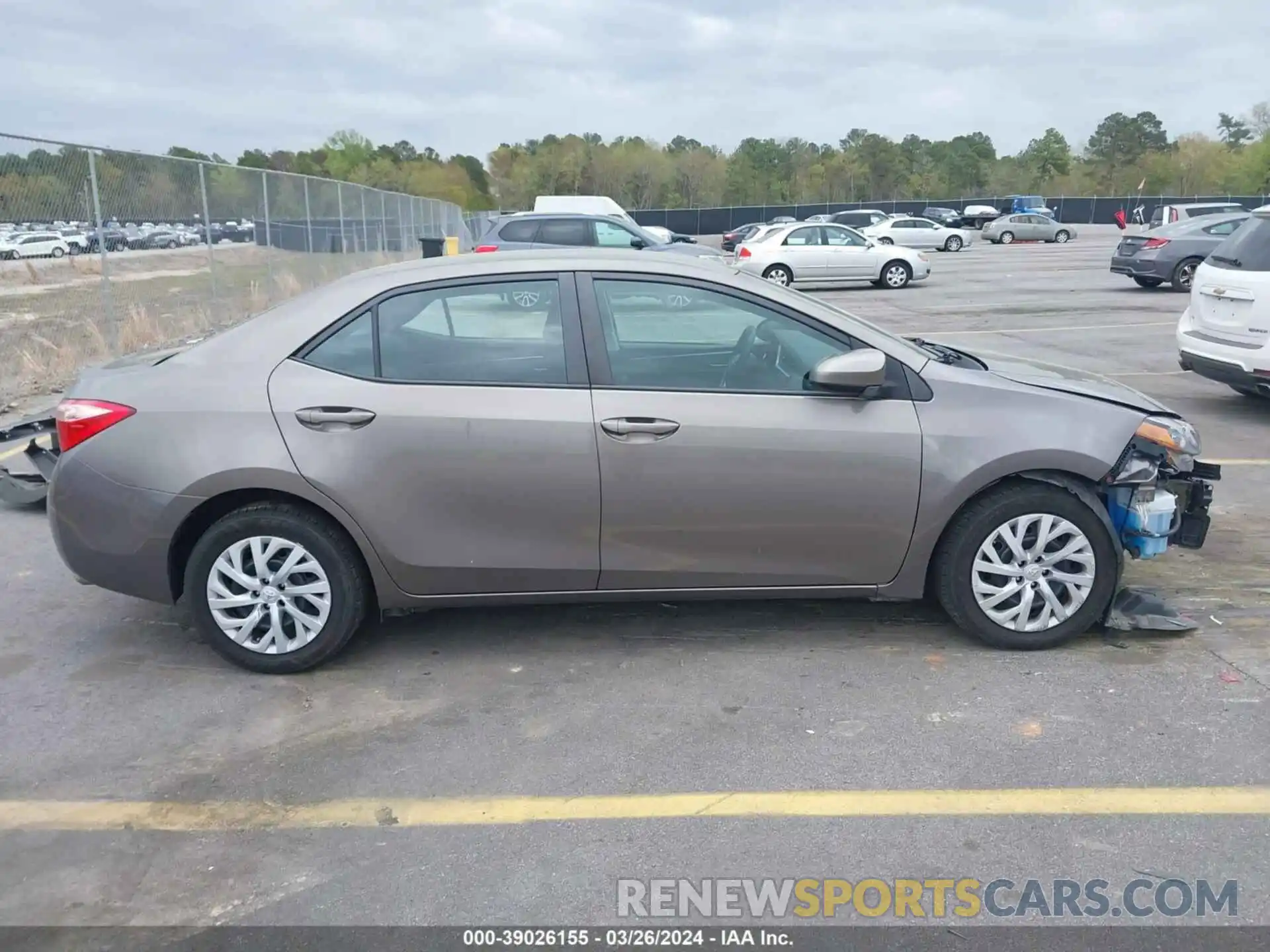 13 Photograph of a damaged car 5YFBURHE6KP872676 TOYOTA COROLLA 2019