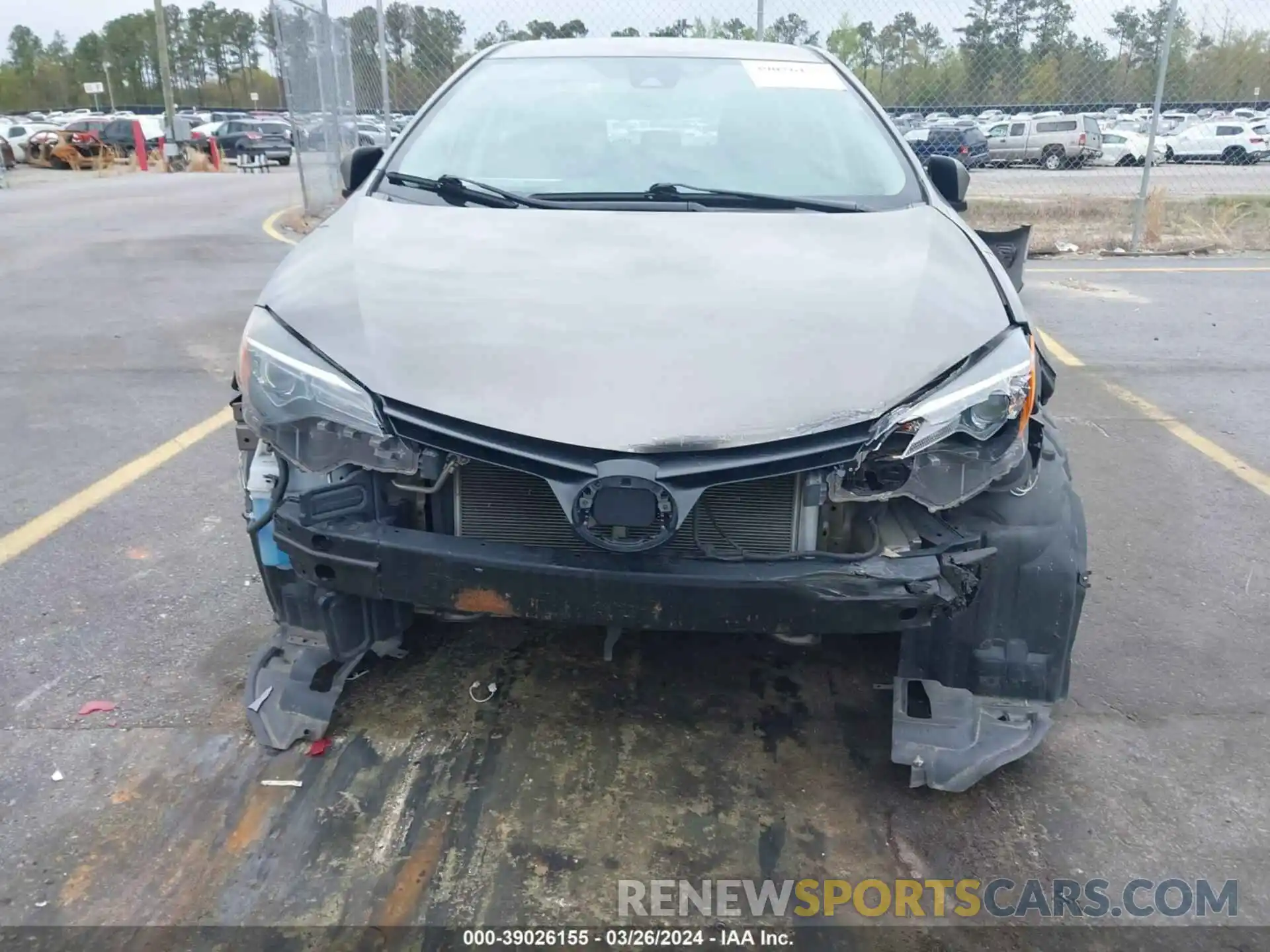 6 Photograph of a damaged car 5YFBURHE6KP872676 TOYOTA COROLLA 2019