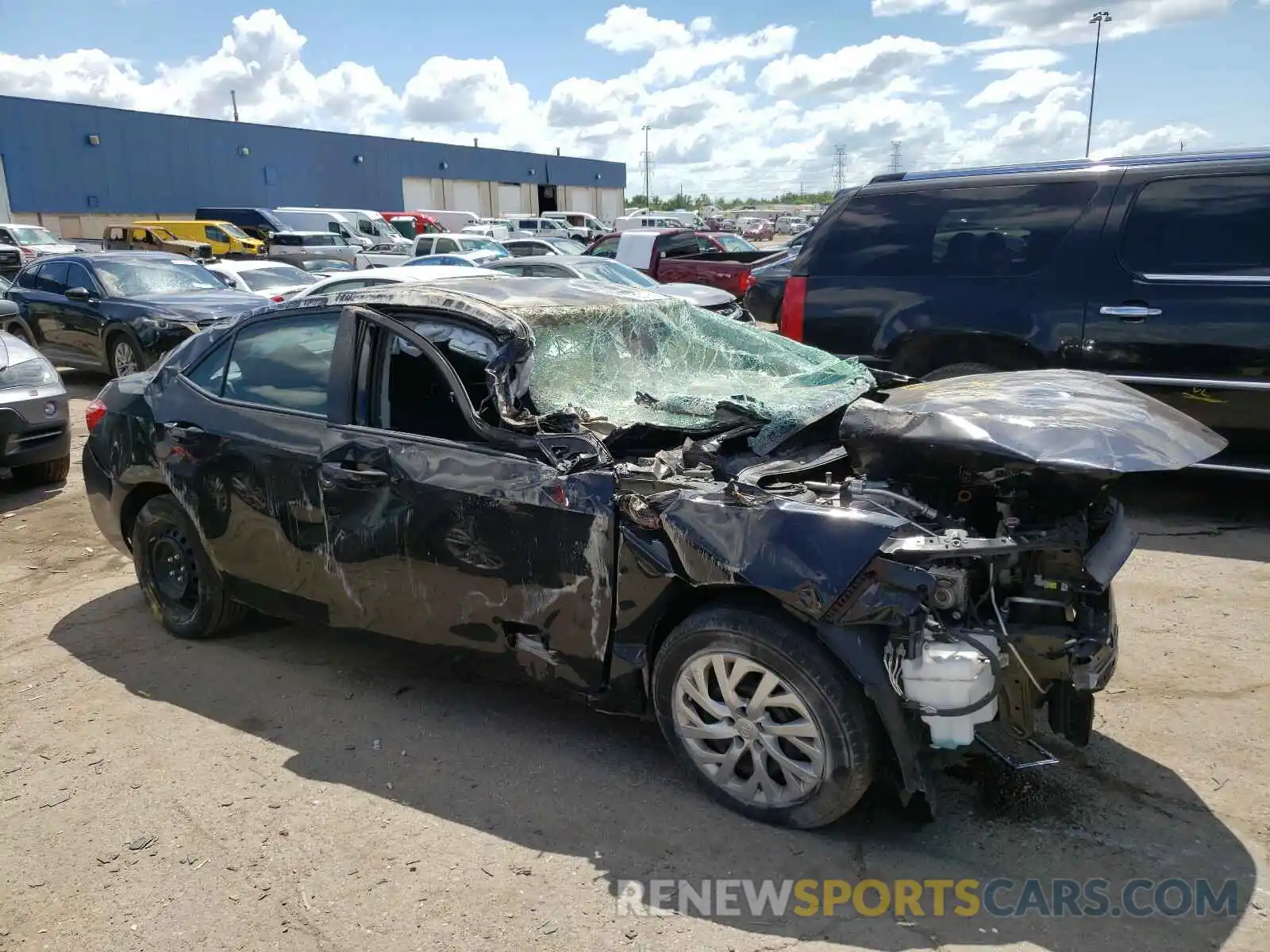 9 Photograph of a damaged car 5YFBURHE6KP872760 TOYOTA COROLLA 2019