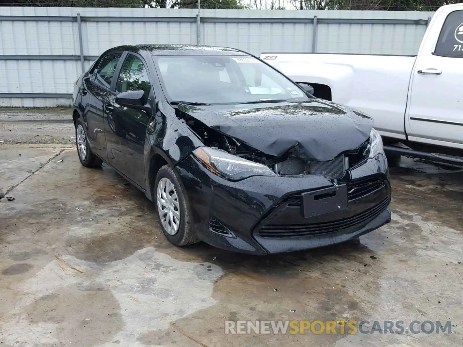 1 Photograph of a damaged car 5YFBURHE6KP872936 TOYOTA COROLLA 2019