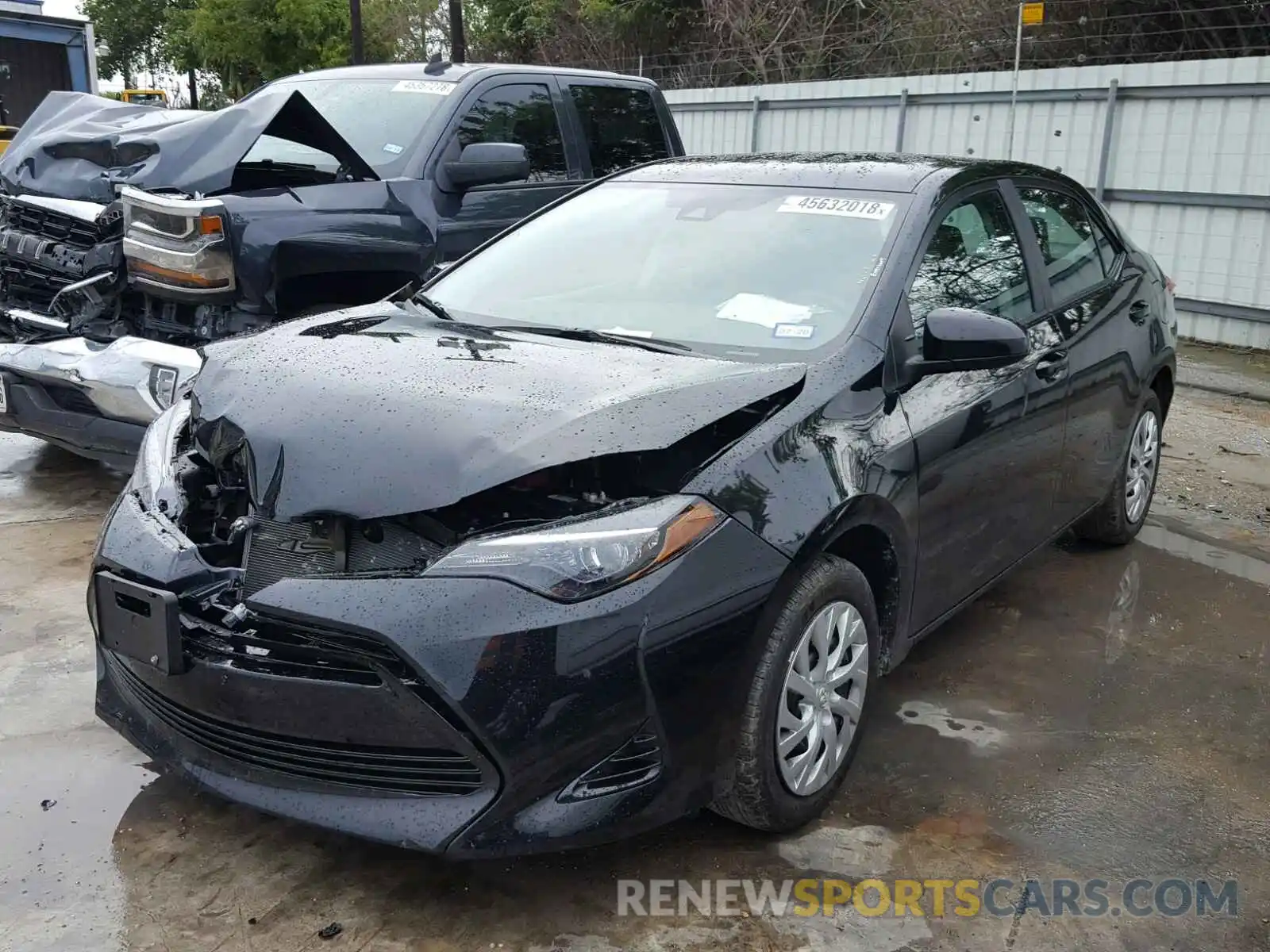 2 Photograph of a damaged car 5YFBURHE6KP872936 TOYOTA COROLLA 2019