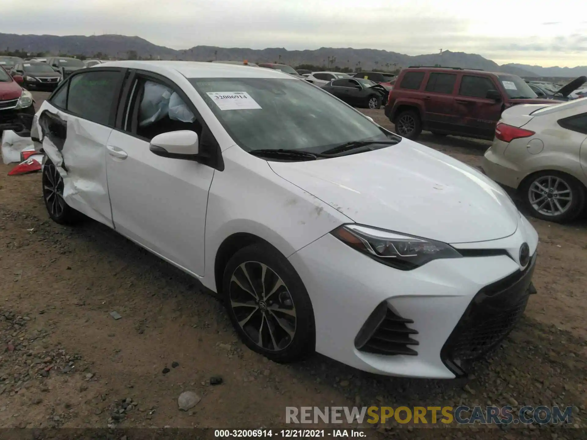 1 Photograph of a damaged car 5YFBURHE6KP872998 TOYOTA COROLLA 2019