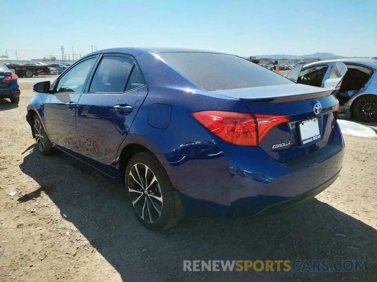 3 Photograph of a damaged car 5YFBURHE6KP873083 TOYOTA COROLLA 2019