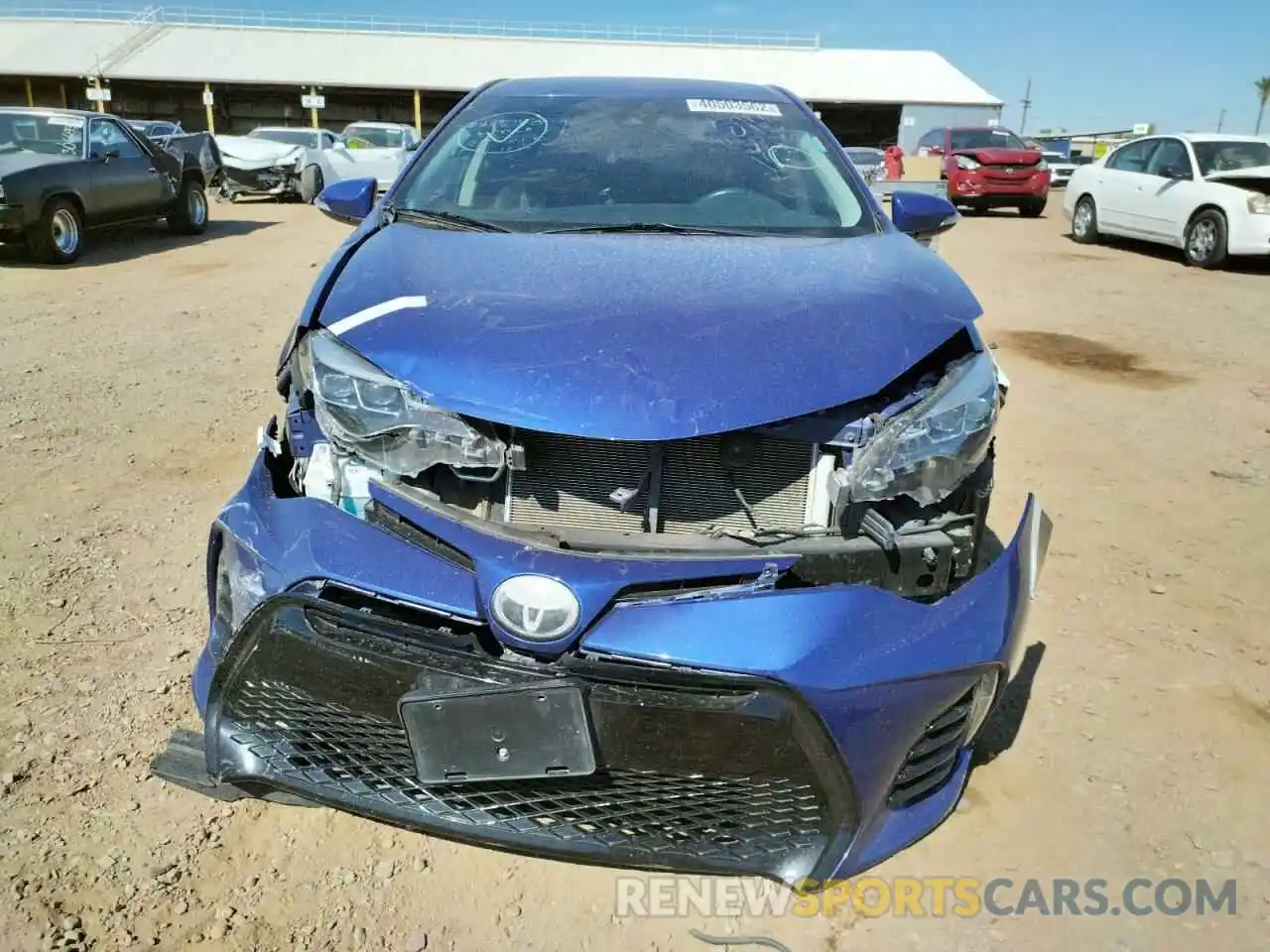 9 Photograph of a damaged car 5YFBURHE6KP873083 TOYOTA COROLLA 2019