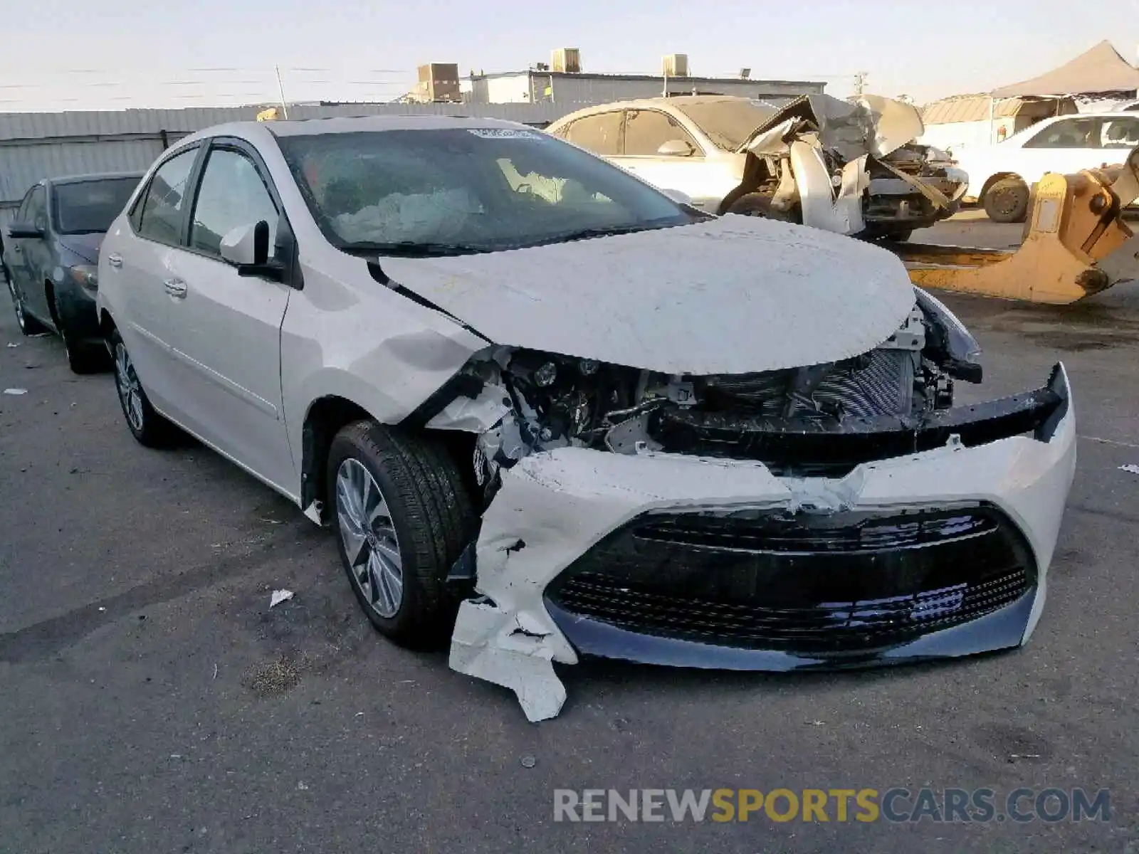 1 Photograph of a damaged car 5YFBURHE6KP873388 TOYOTA COROLLA 2019