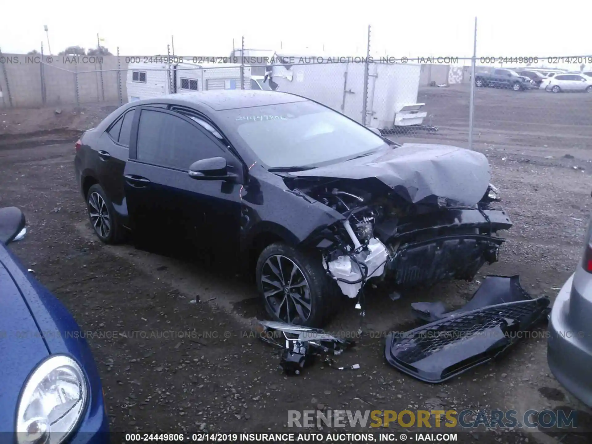 1 Photograph of a damaged car 5YFBURHE6KP873486 TOYOTA COROLLA 2019