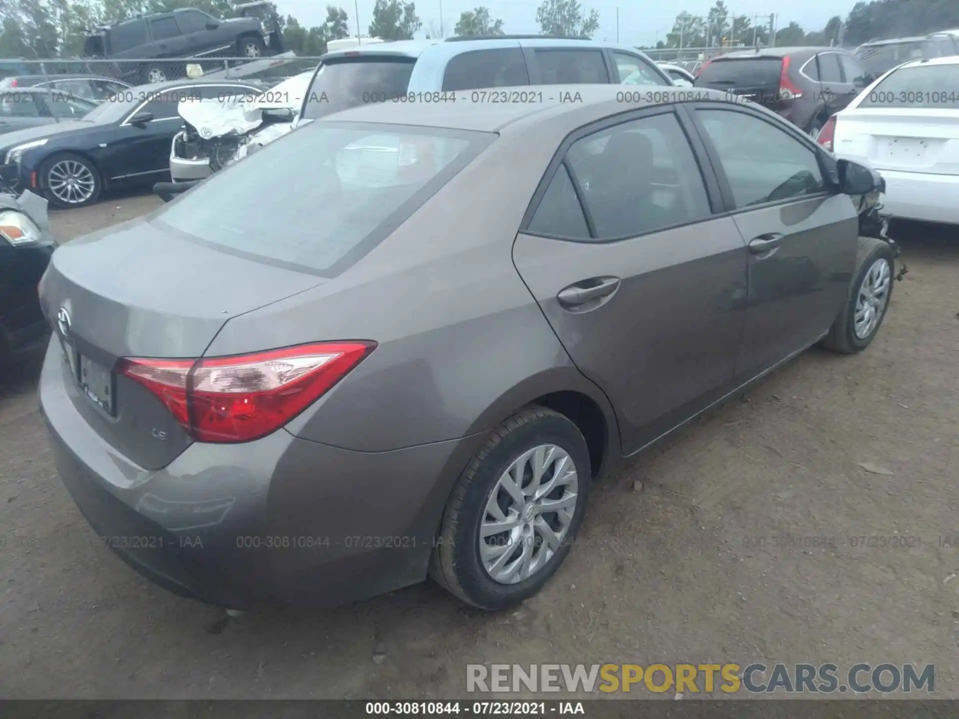 4 Photograph of a damaged car 5YFBURHE6KP874105 TOYOTA COROLLA 2019