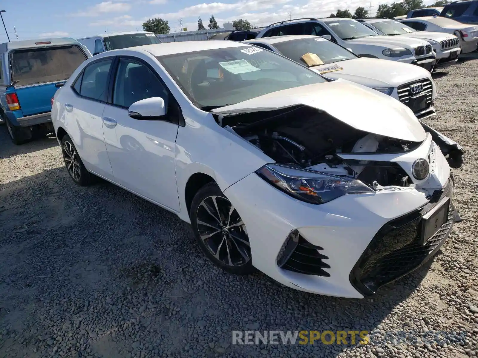 1 Photograph of a damaged car 5YFBURHE6KP874170 TOYOTA COROLLA 2019