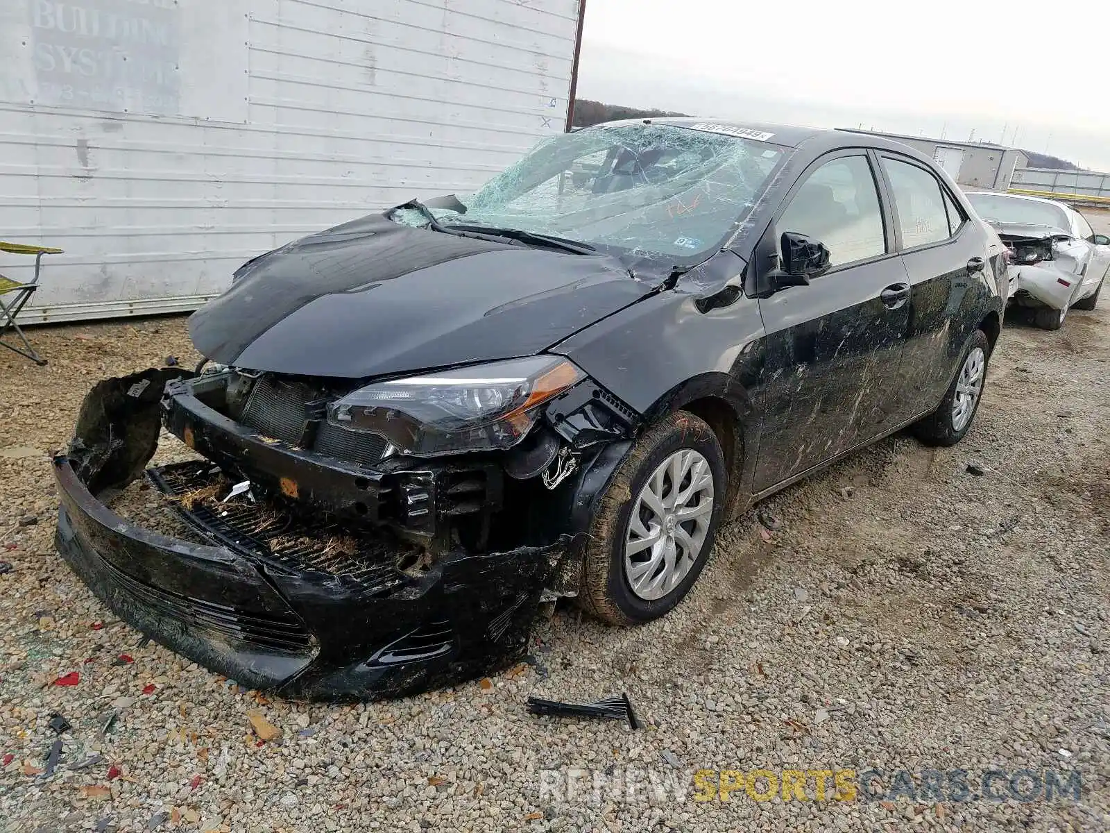 2 Photograph of a damaged car 5YFBURHE6KP874380 TOYOTA COROLLA 2019