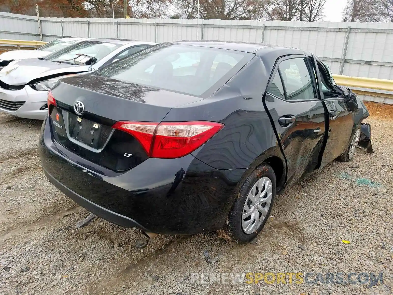 4 Photograph of a damaged car 5YFBURHE6KP874380 TOYOTA COROLLA 2019