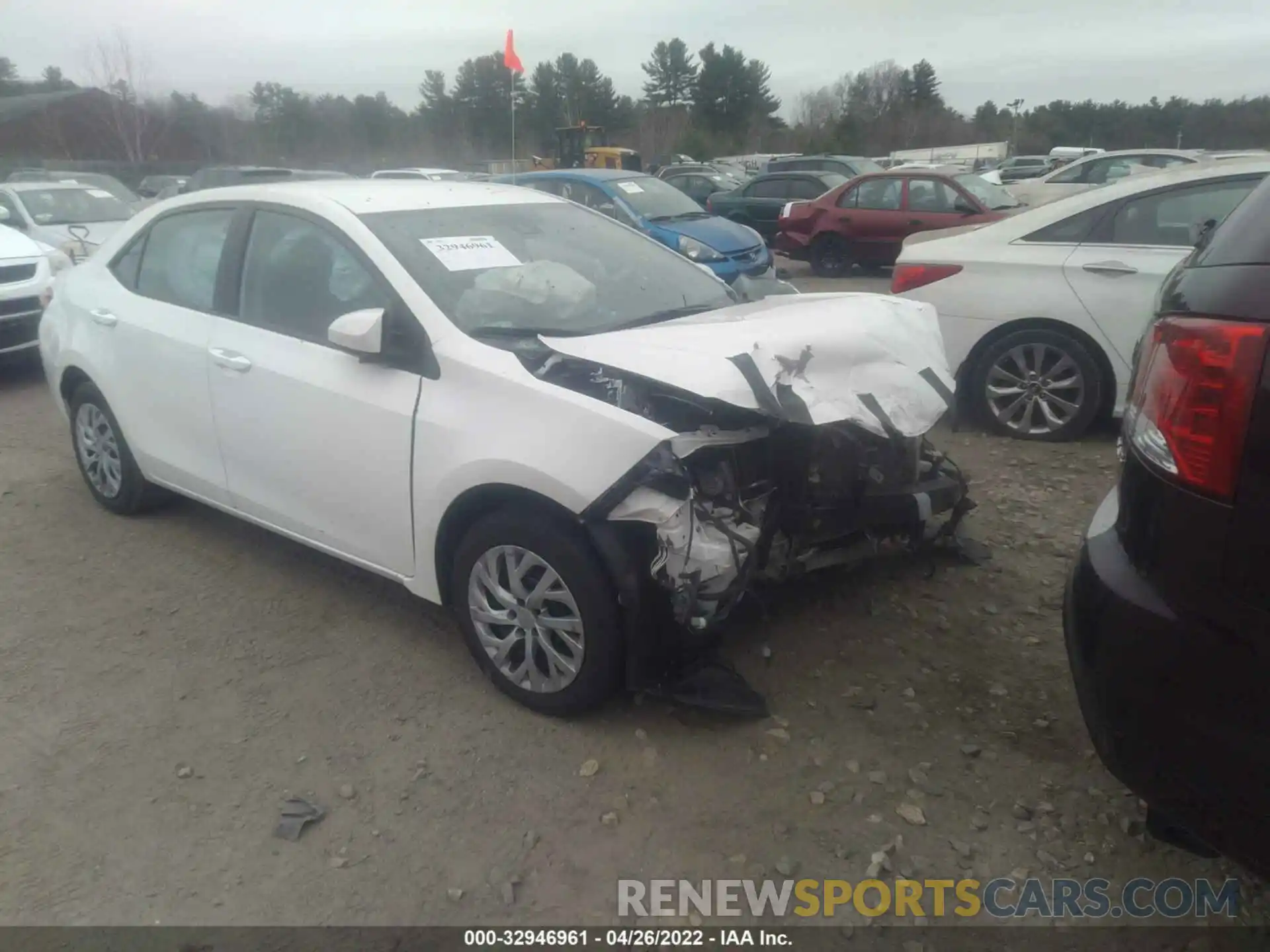 1 Photograph of a damaged car 5YFBURHE6KP874461 TOYOTA COROLLA 2019