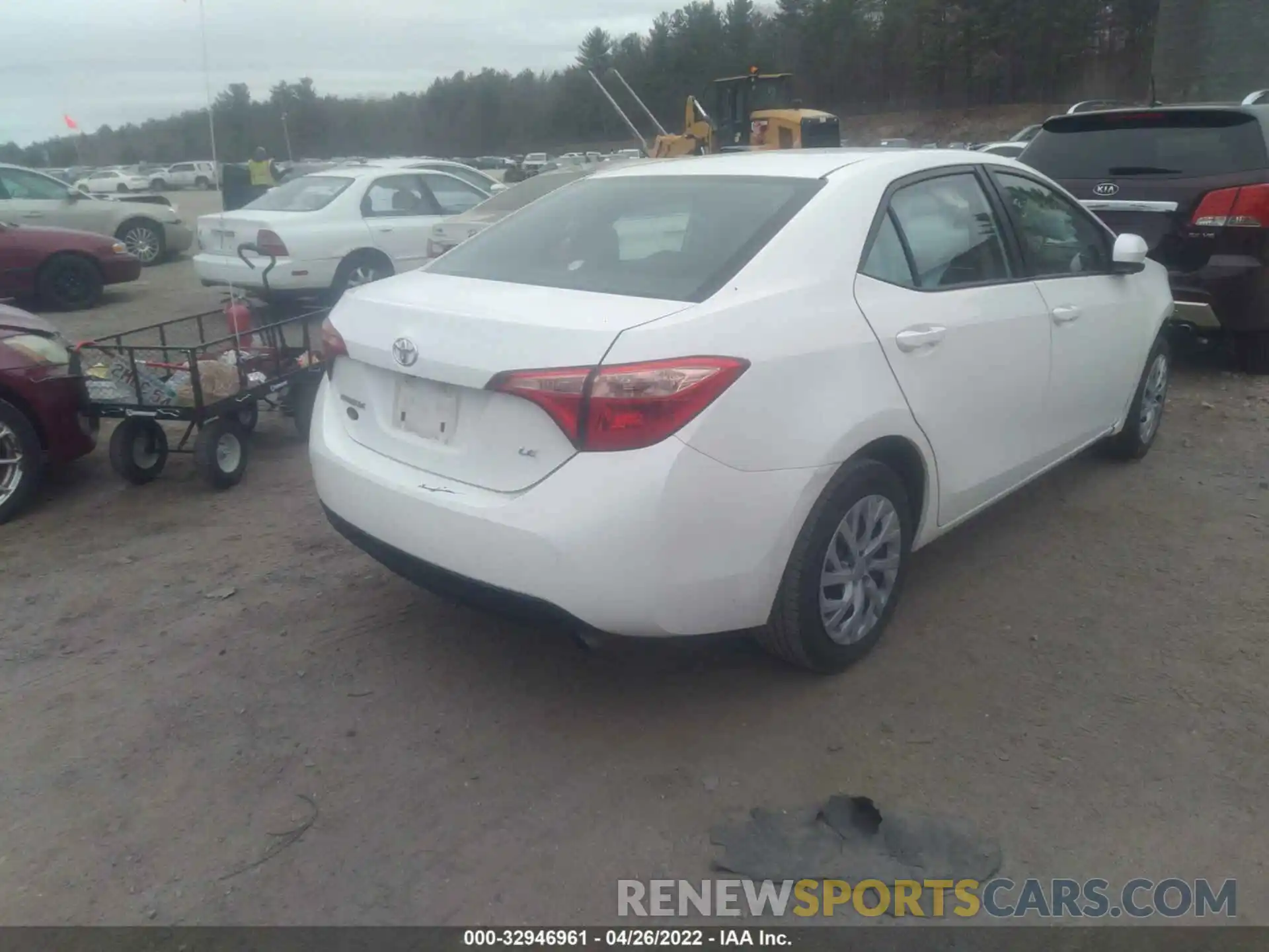 4 Photograph of a damaged car 5YFBURHE6KP874461 TOYOTA COROLLA 2019