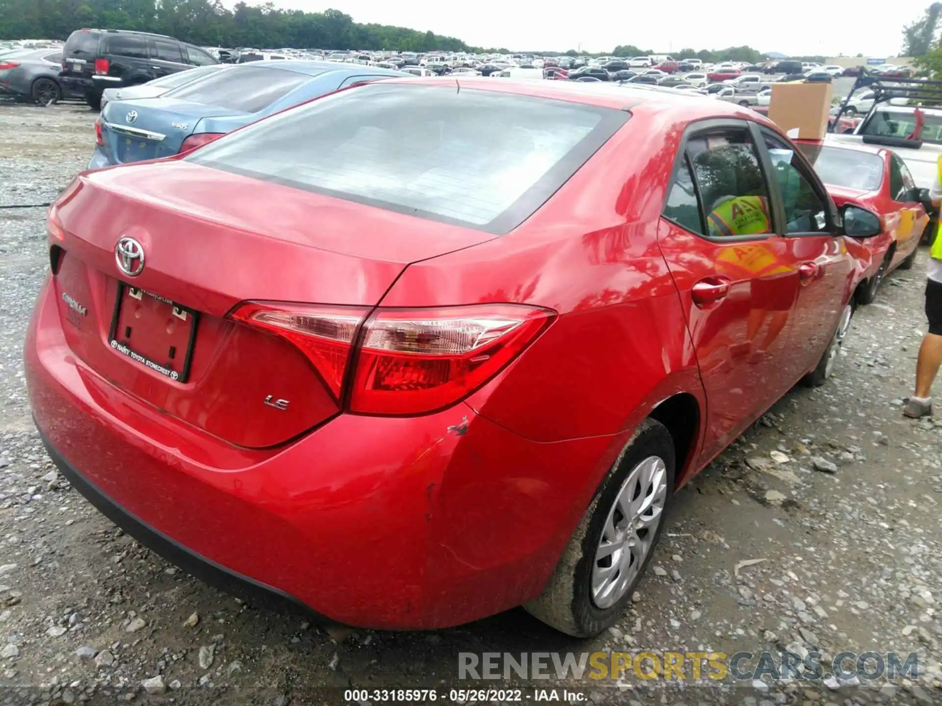 4 Photograph of a damaged car 5YFBURHE6KP874542 TOYOTA COROLLA 2019