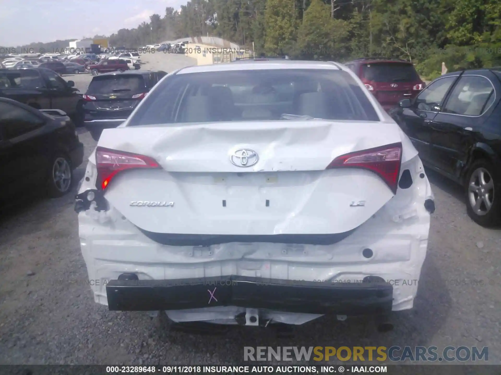 6 Photograph of a damaged car 5YFBURHE6KP874671 Toyota Corolla 2019