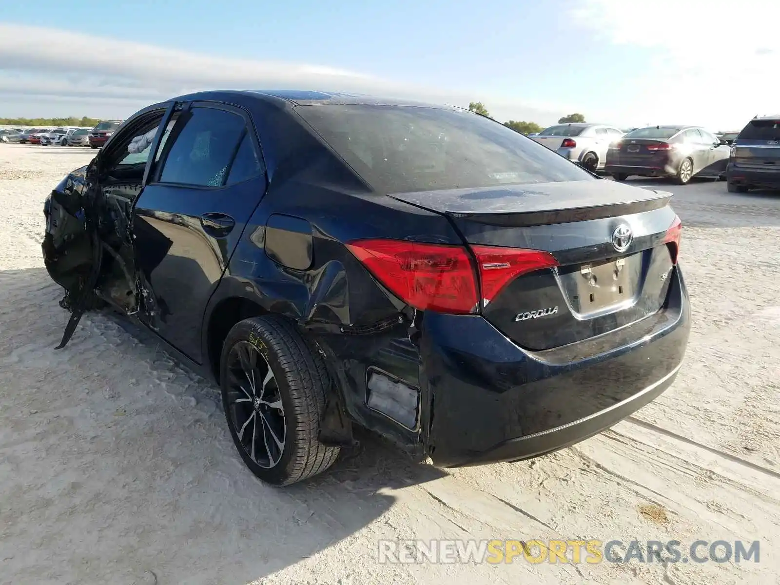 3 Photograph of a damaged car 5YFBURHE6KP874685 TOYOTA COROLLA 2019