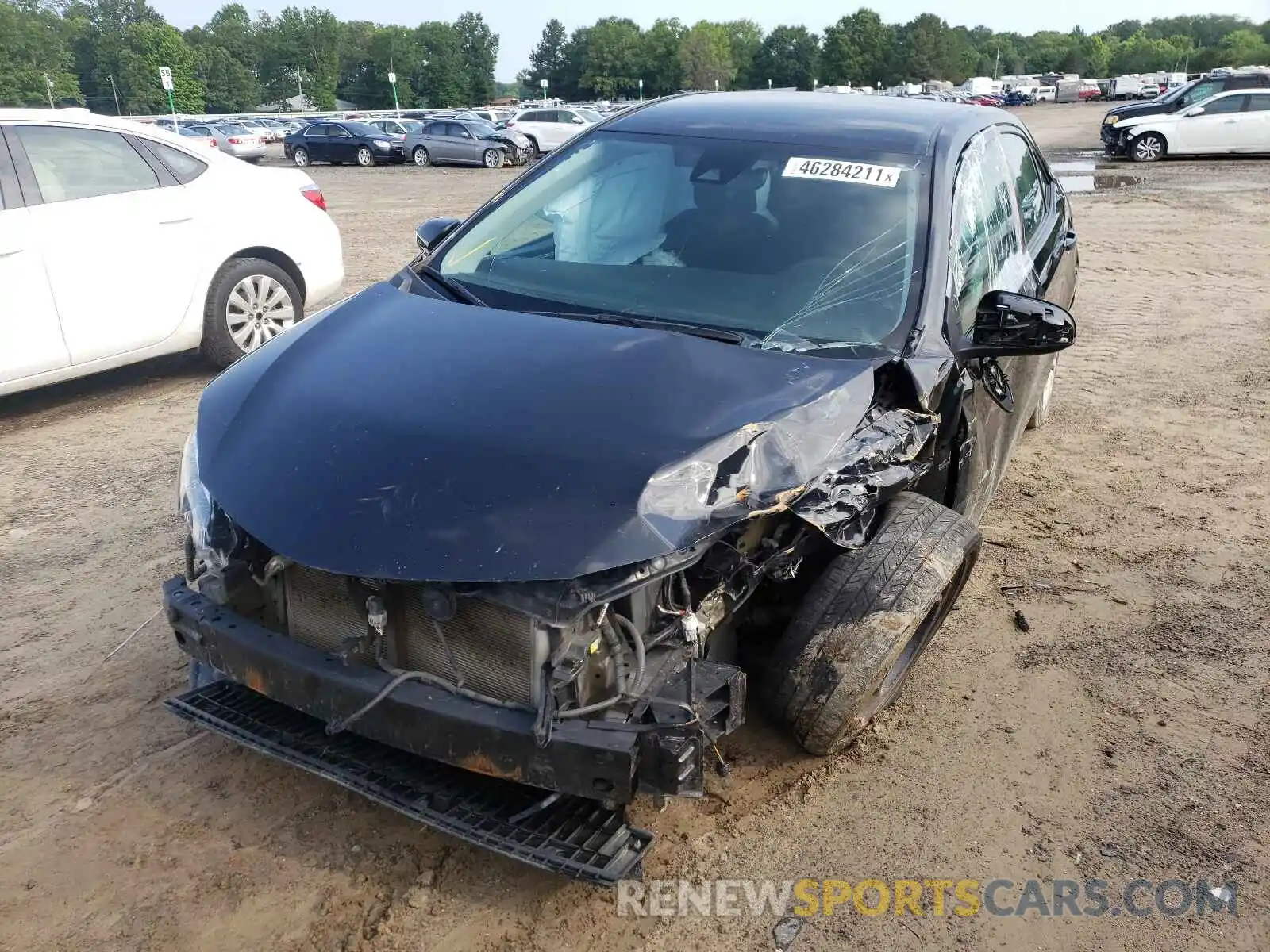 2 Photograph of a damaged car 5YFBURHE6KP874864 TOYOTA COROLLA 2019