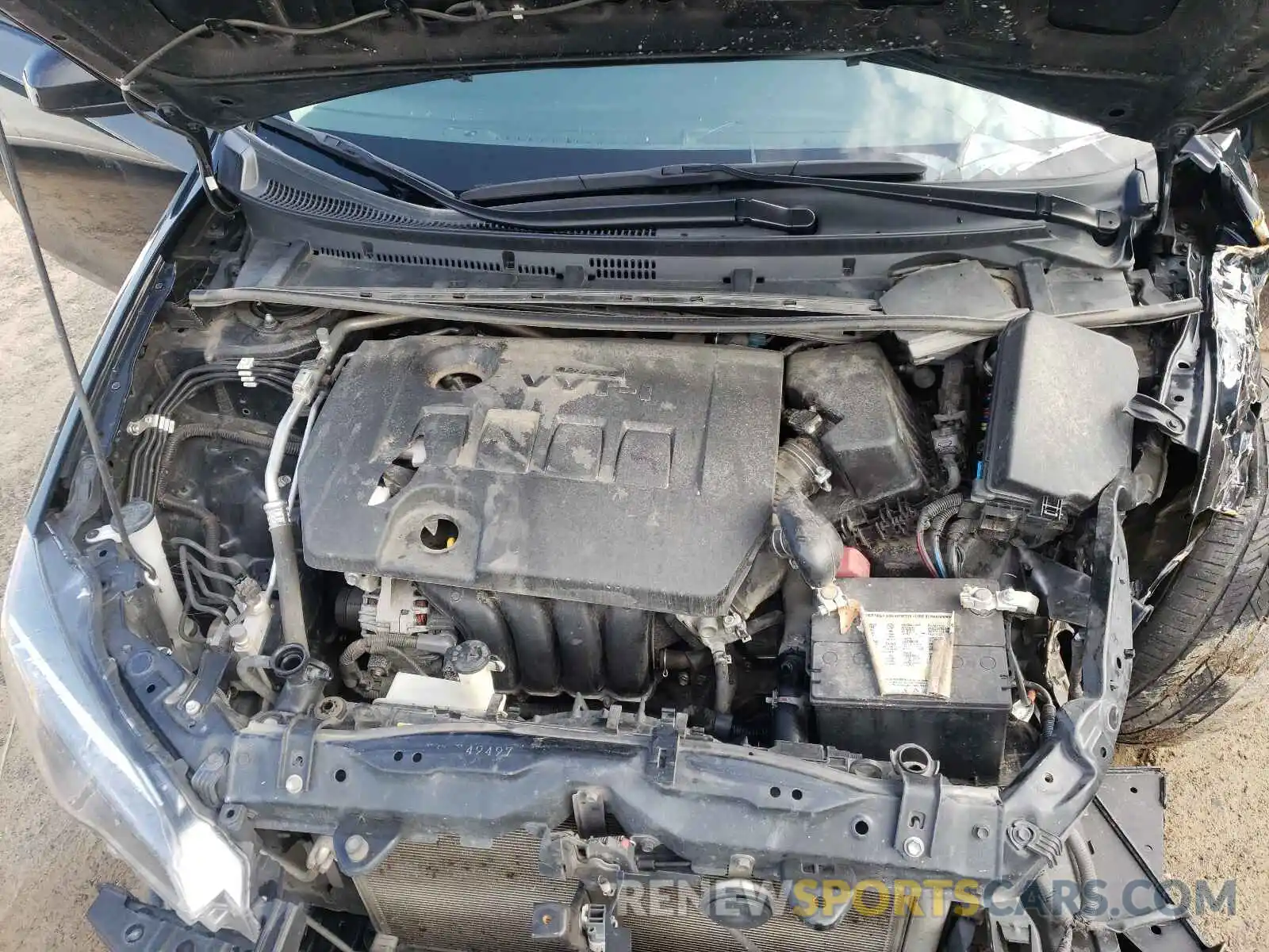 7 Photograph of a damaged car 5YFBURHE6KP874864 TOYOTA COROLLA 2019