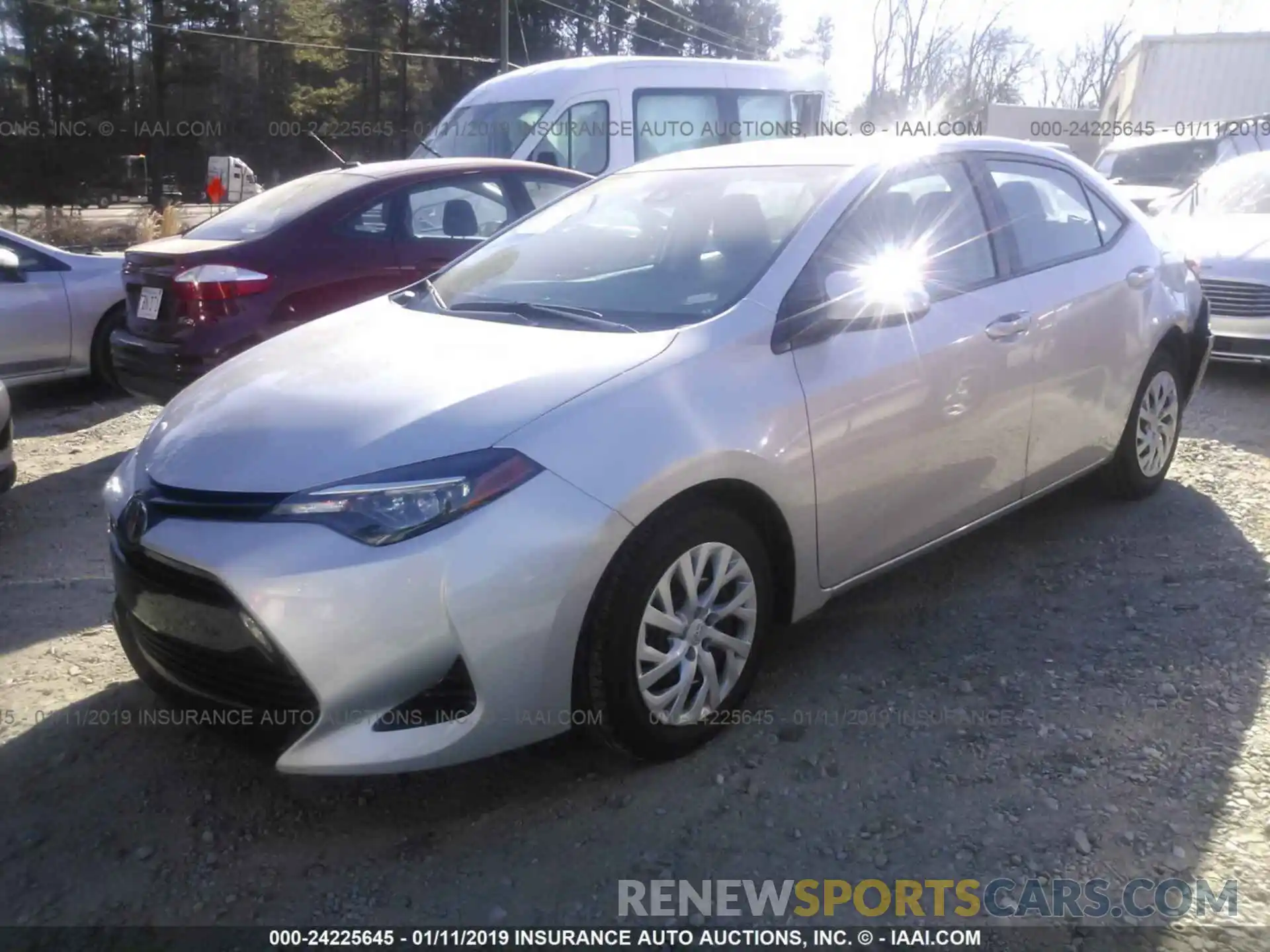 2 Photograph of a damaged car 5YFBURHE6KP874993 TOYOTA COROLLA 2019