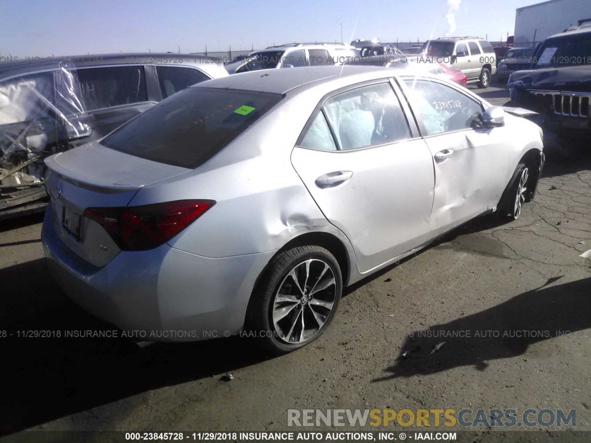 4 Photograph of a damaged car 5YFBURHE6KP875318 TOYOTA COROLLA 2019