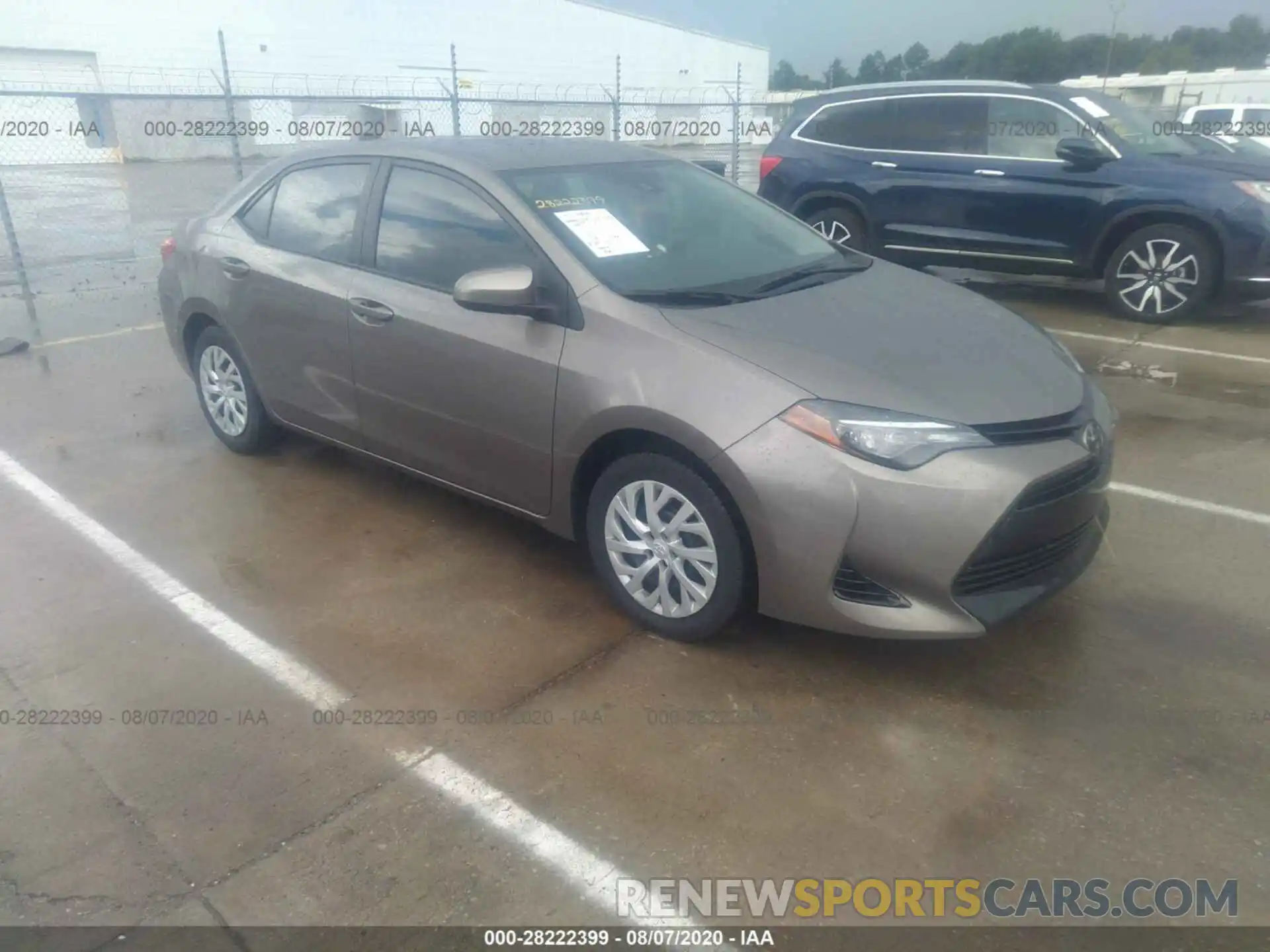 1 Photograph of a damaged car 5YFBURHE6KP875612 TOYOTA COROLLA 2019