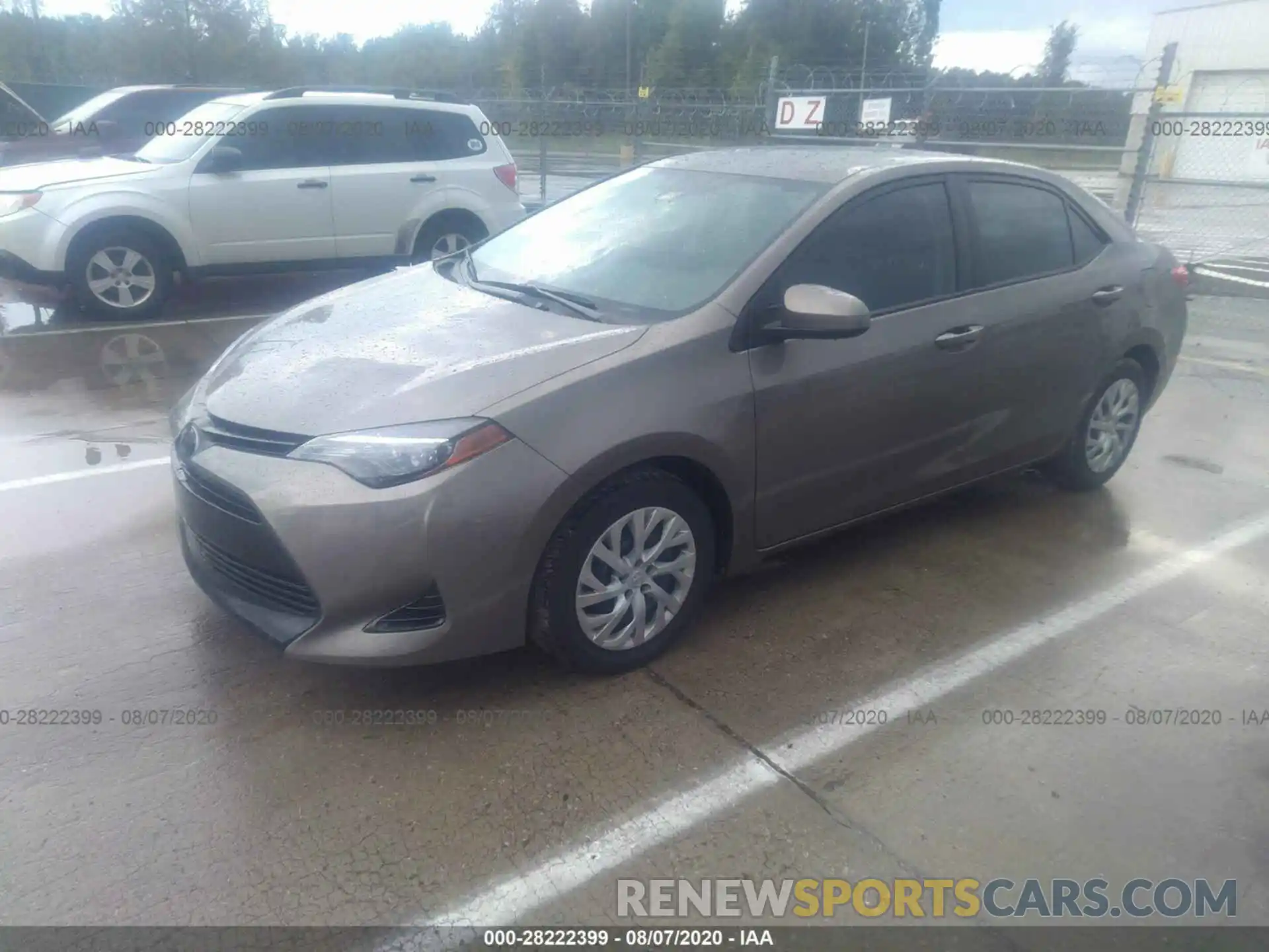 2 Photograph of a damaged car 5YFBURHE6KP875612 TOYOTA COROLLA 2019