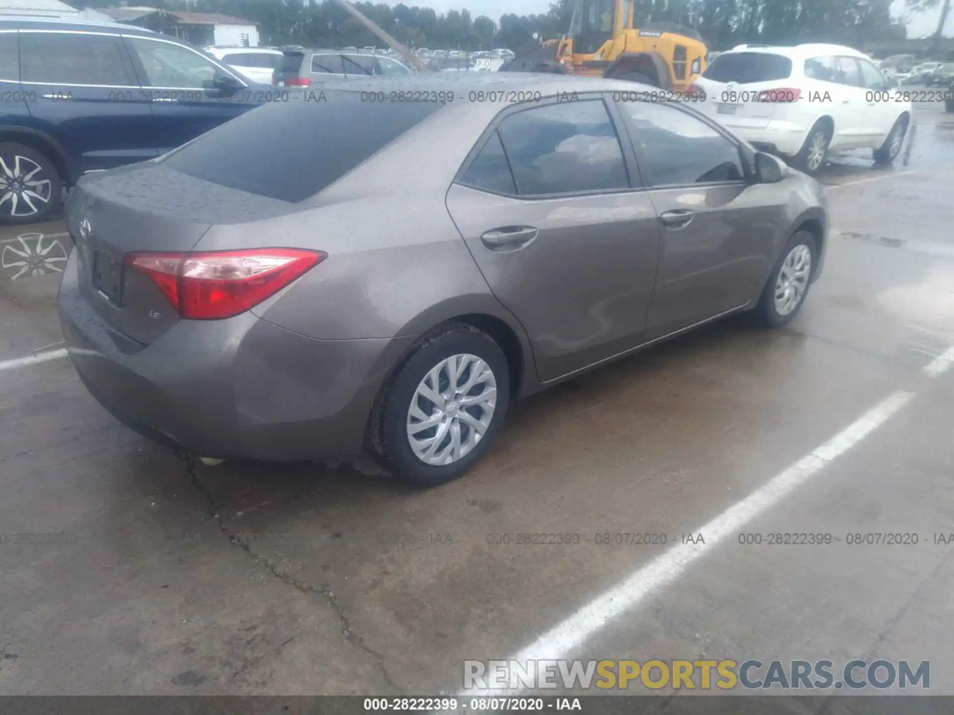 4 Photograph of a damaged car 5YFBURHE6KP875612 TOYOTA COROLLA 2019