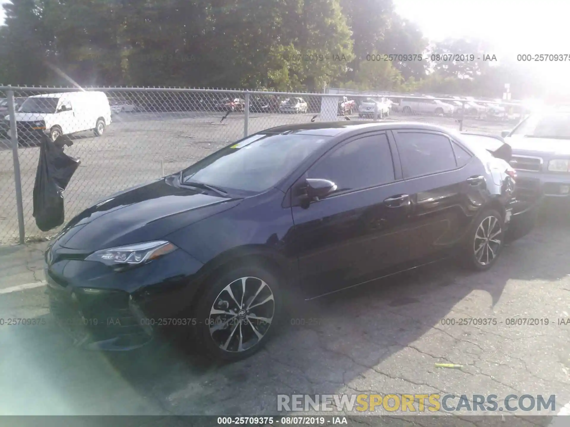 2 Photograph of a damaged car 5YFBURHE6KP875724 TOYOTA COROLLA 2019