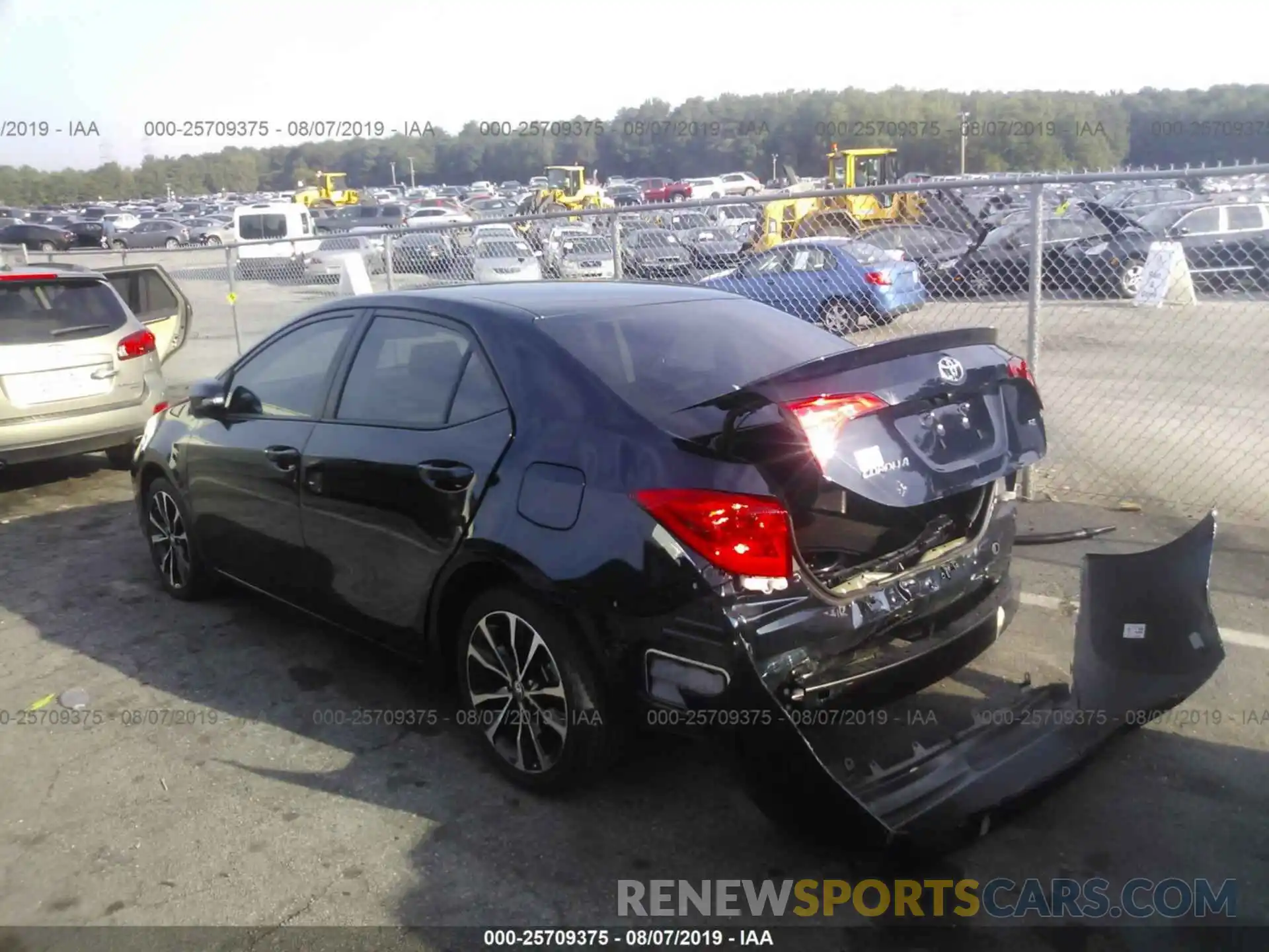 3 Photograph of a damaged car 5YFBURHE6KP875724 TOYOTA COROLLA 2019