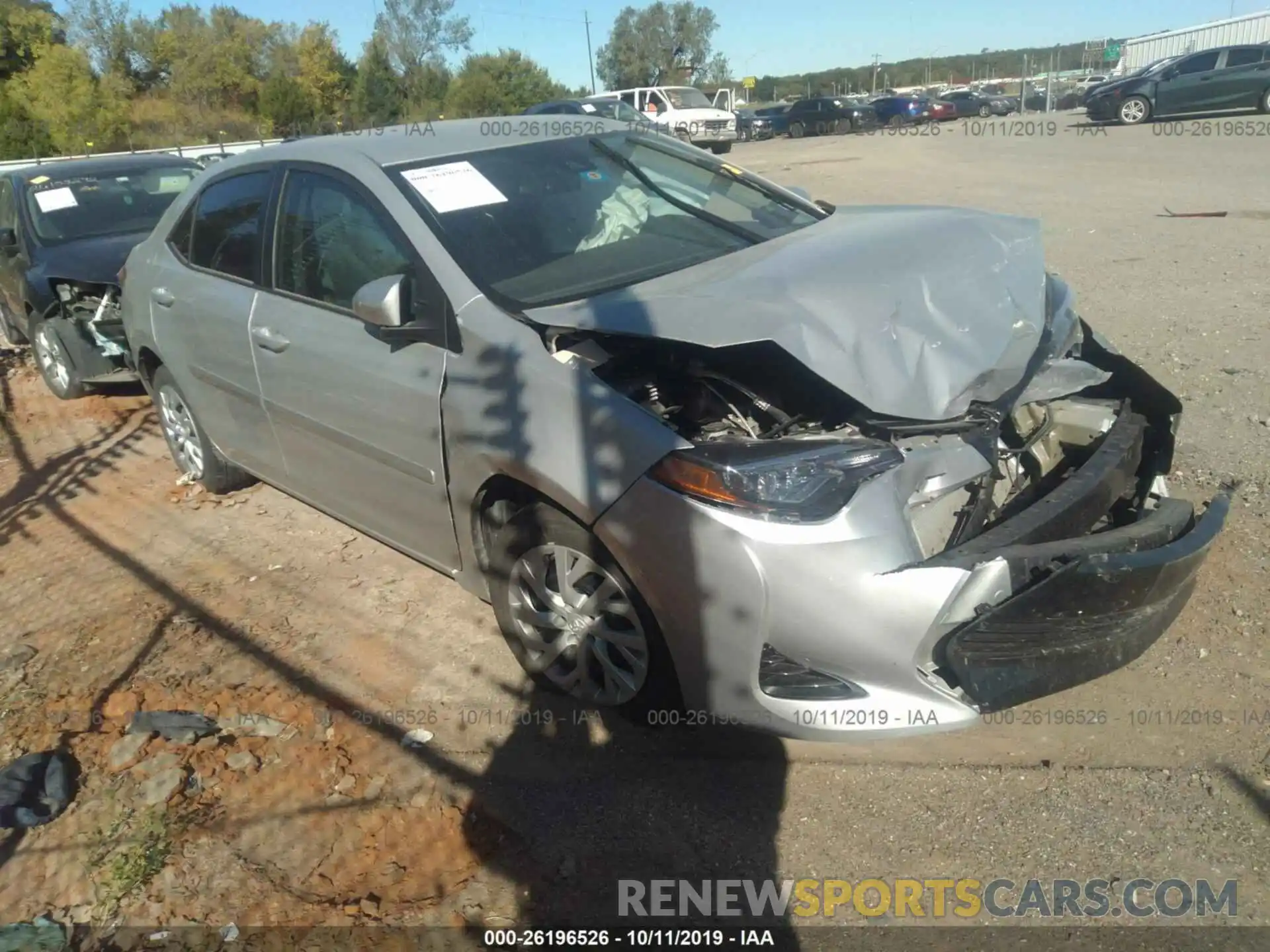 1 Photograph of a damaged car 5YFBURHE6KP875917 TOYOTA COROLLA 2019