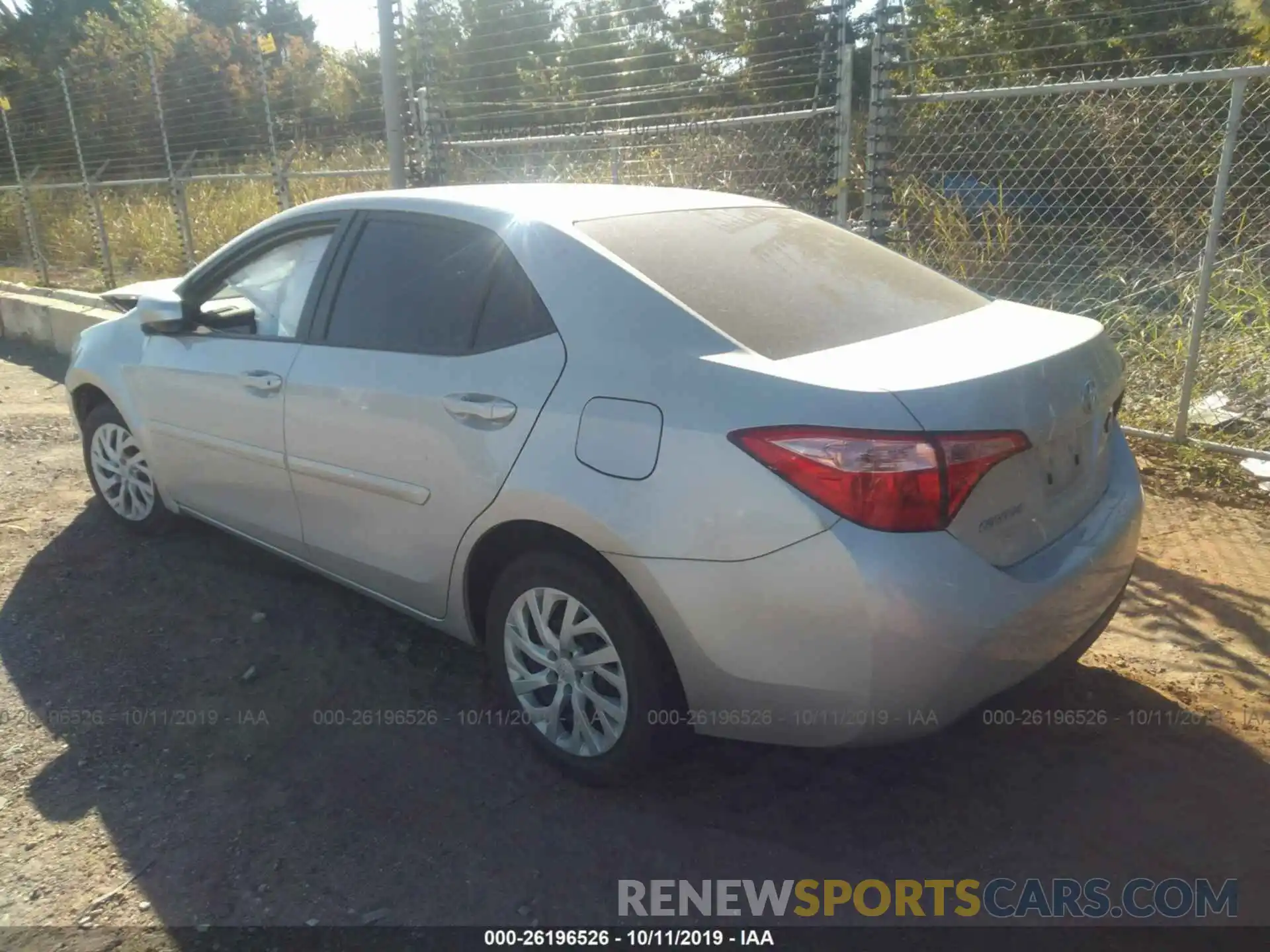 3 Photograph of a damaged car 5YFBURHE6KP875917 TOYOTA COROLLA 2019