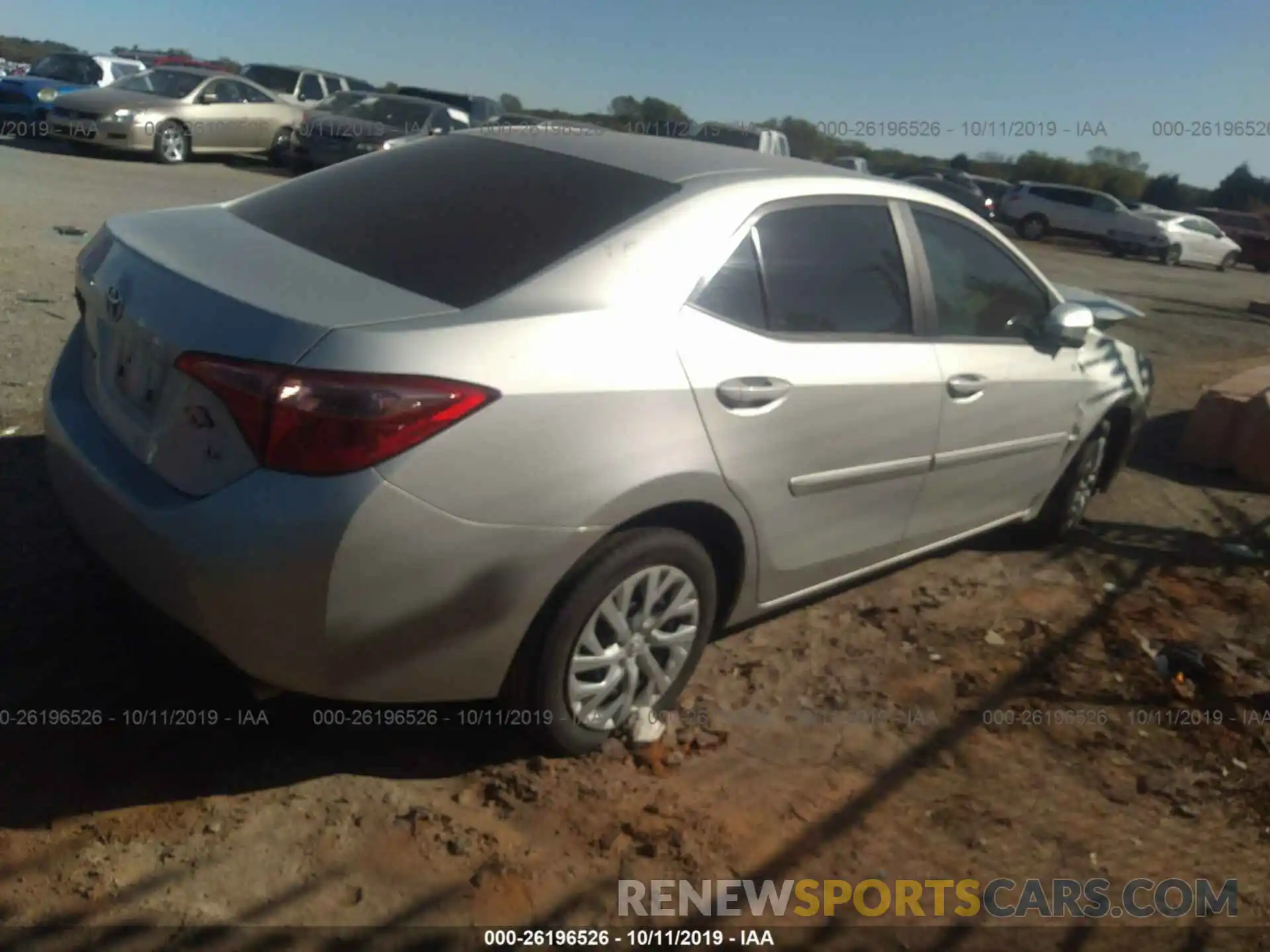 4 Photograph of a damaged car 5YFBURHE6KP875917 TOYOTA COROLLA 2019