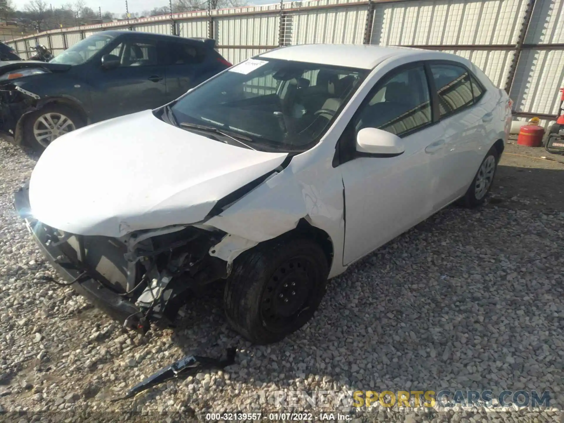 2 Photograph of a damaged car 5YFBURHE6KP875920 TOYOTA COROLLA 2019