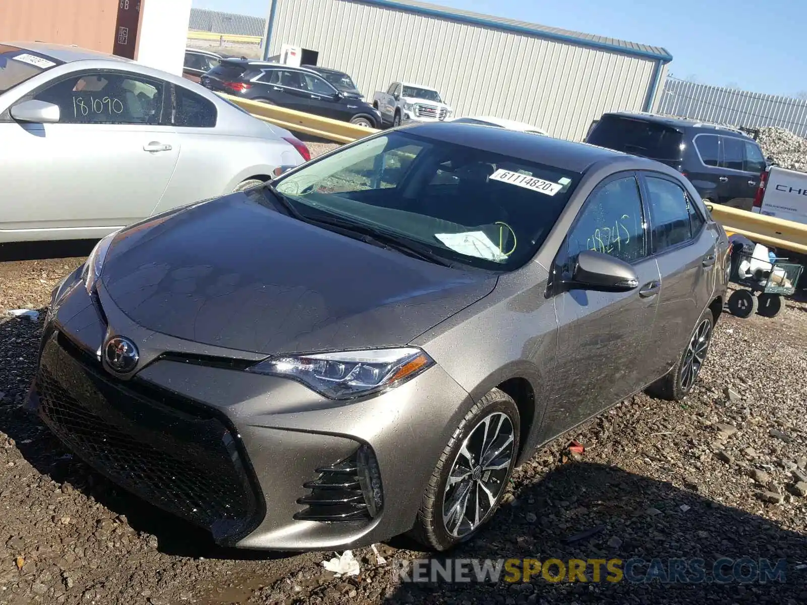 2 Photograph of a damaged car 5YFBURHE6KP877053 TOYOTA COROLLA 2019