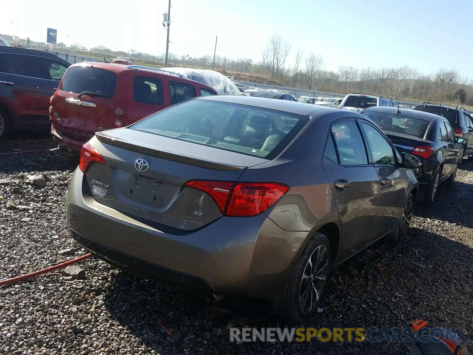 4 Photograph of a damaged car 5YFBURHE6KP877053 TOYOTA COROLLA 2019