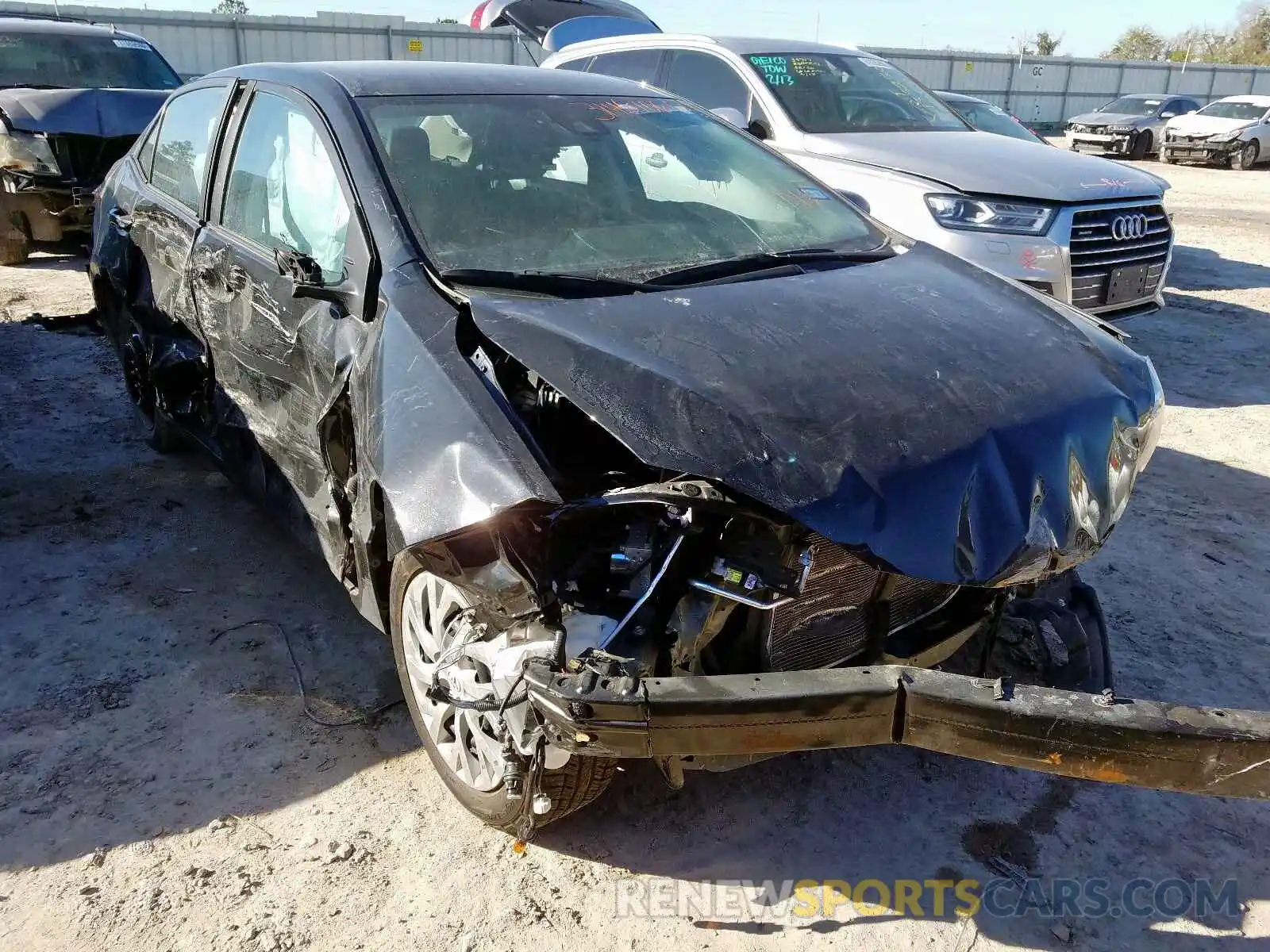 1 Photograph of a damaged car 5YFBURHE6KP877330 TOYOTA COROLLA 2019