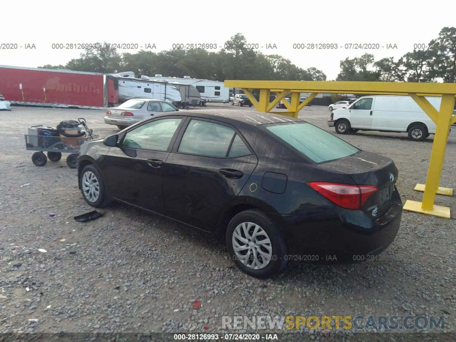 3 Photograph of a damaged car 5YFBURHE6KP877599 TOYOTA COROLLA 2019