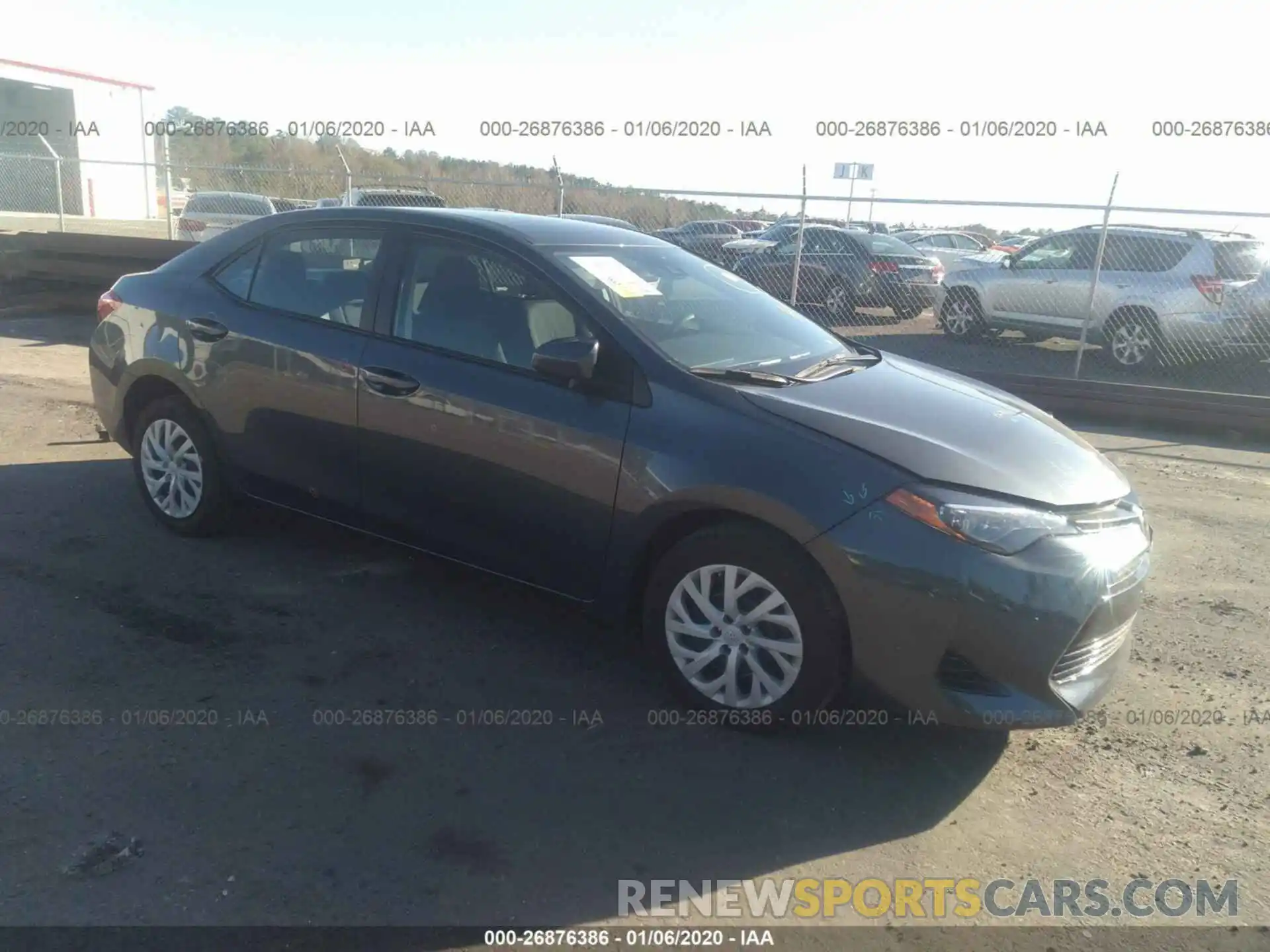 1 Photograph of a damaged car 5YFBURHE6KP877618 TOYOTA COROLLA 2019